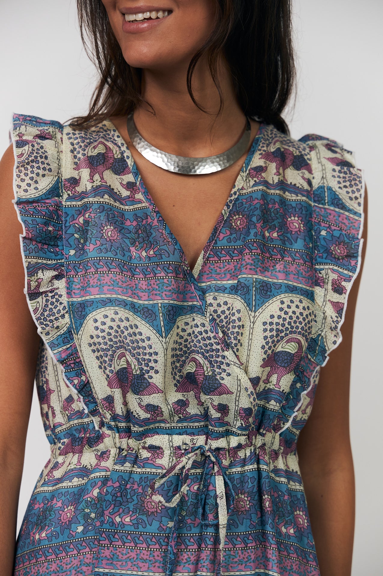 SamoLL Midi Kleid - 20 Blue