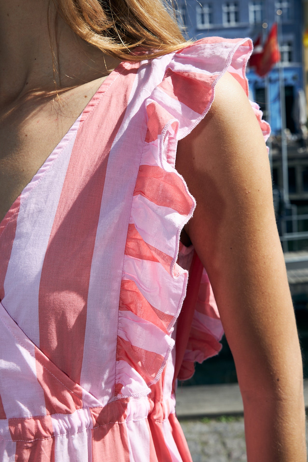 SamoLL Midi Kleid - Rosa