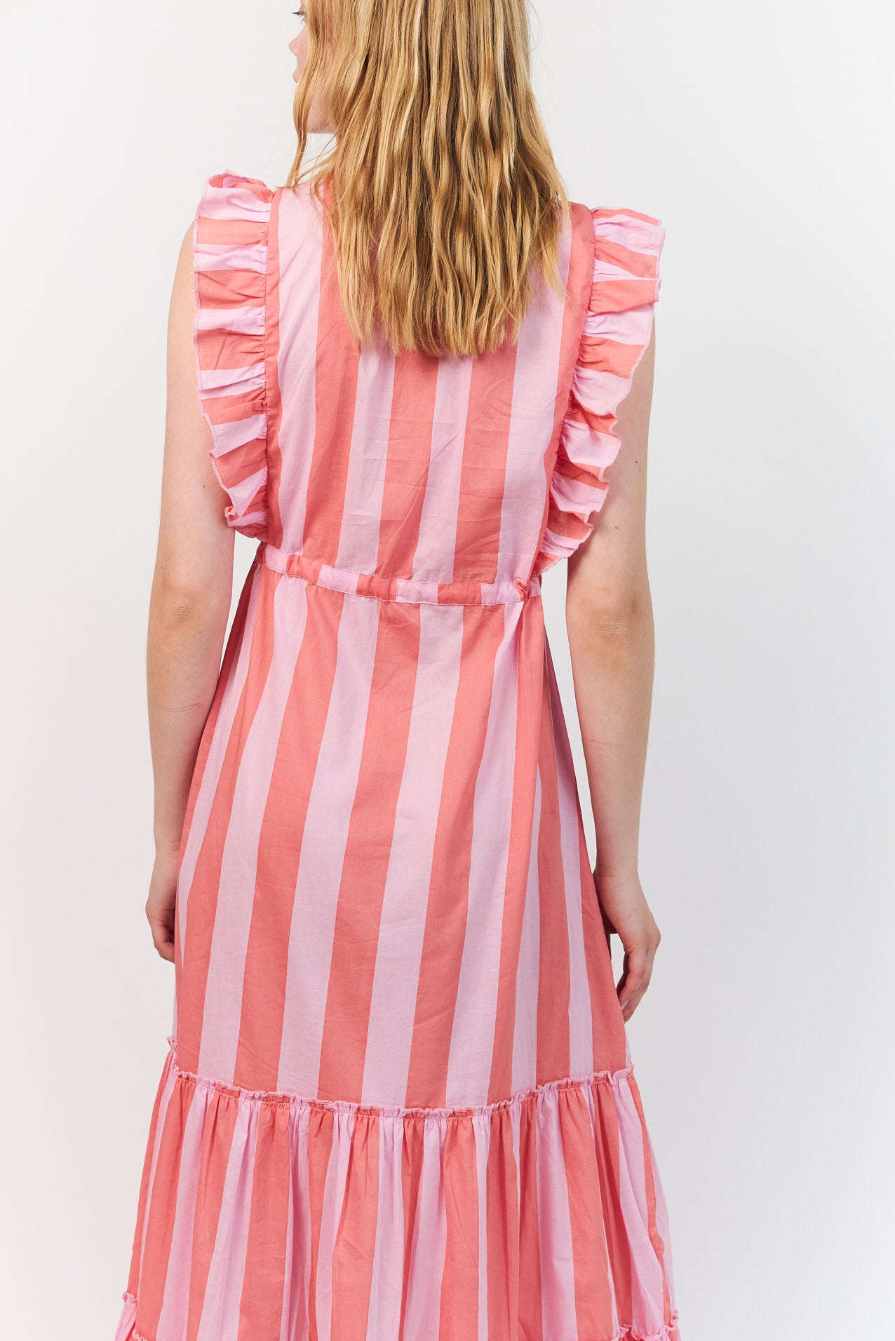 SamoLL Midi Kleid - Rosa
