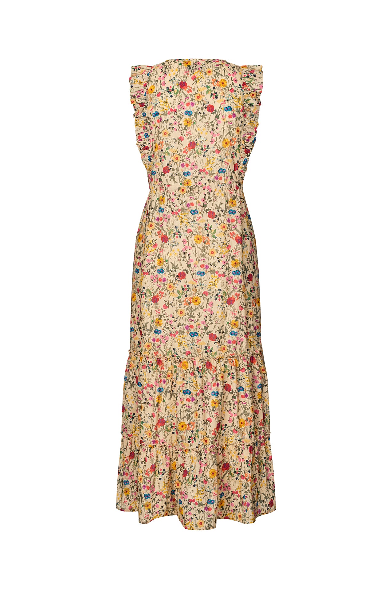 SamoLL Midi Kleid - Blumenmuster