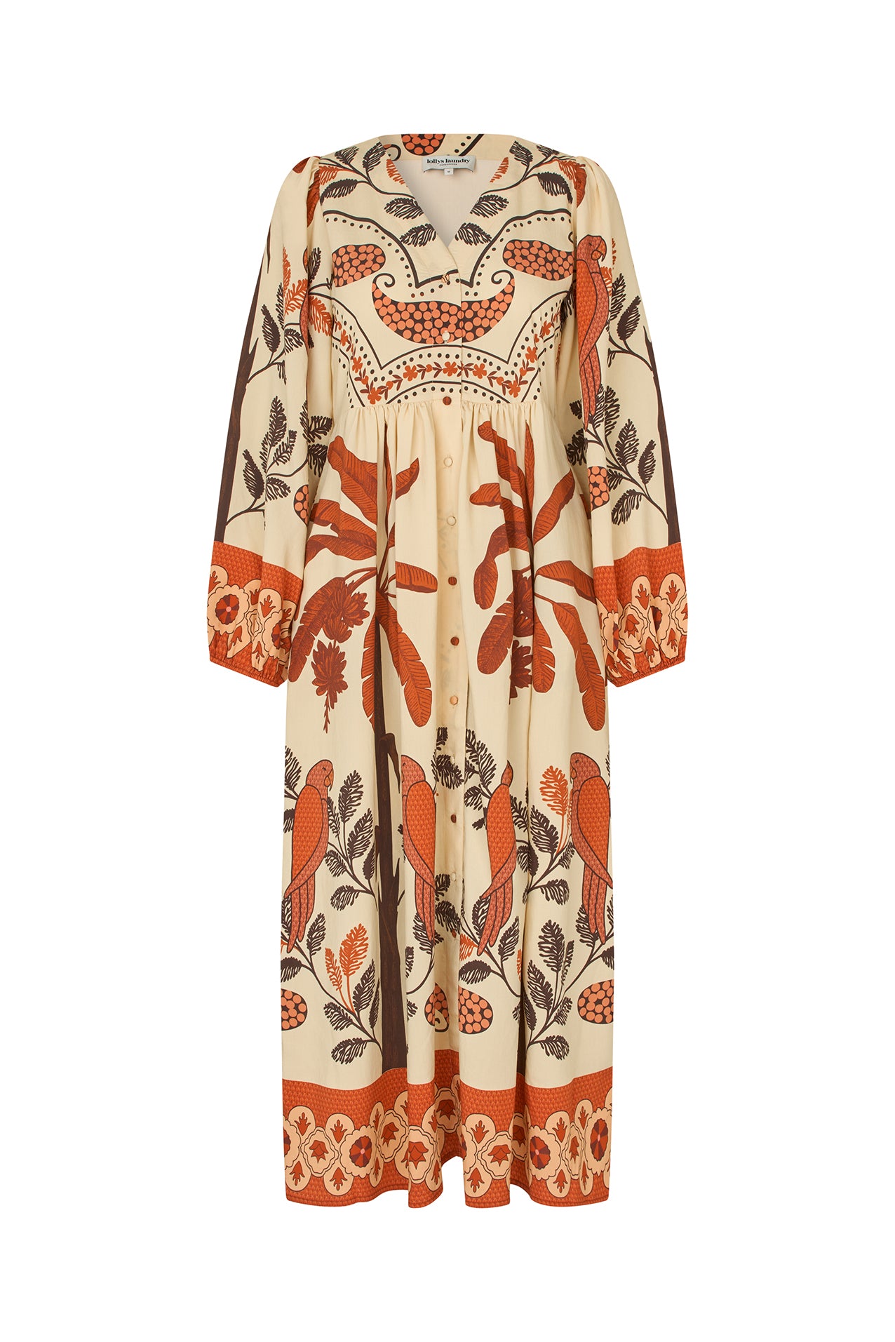 SaraiLL Maxi Kleid - Creme