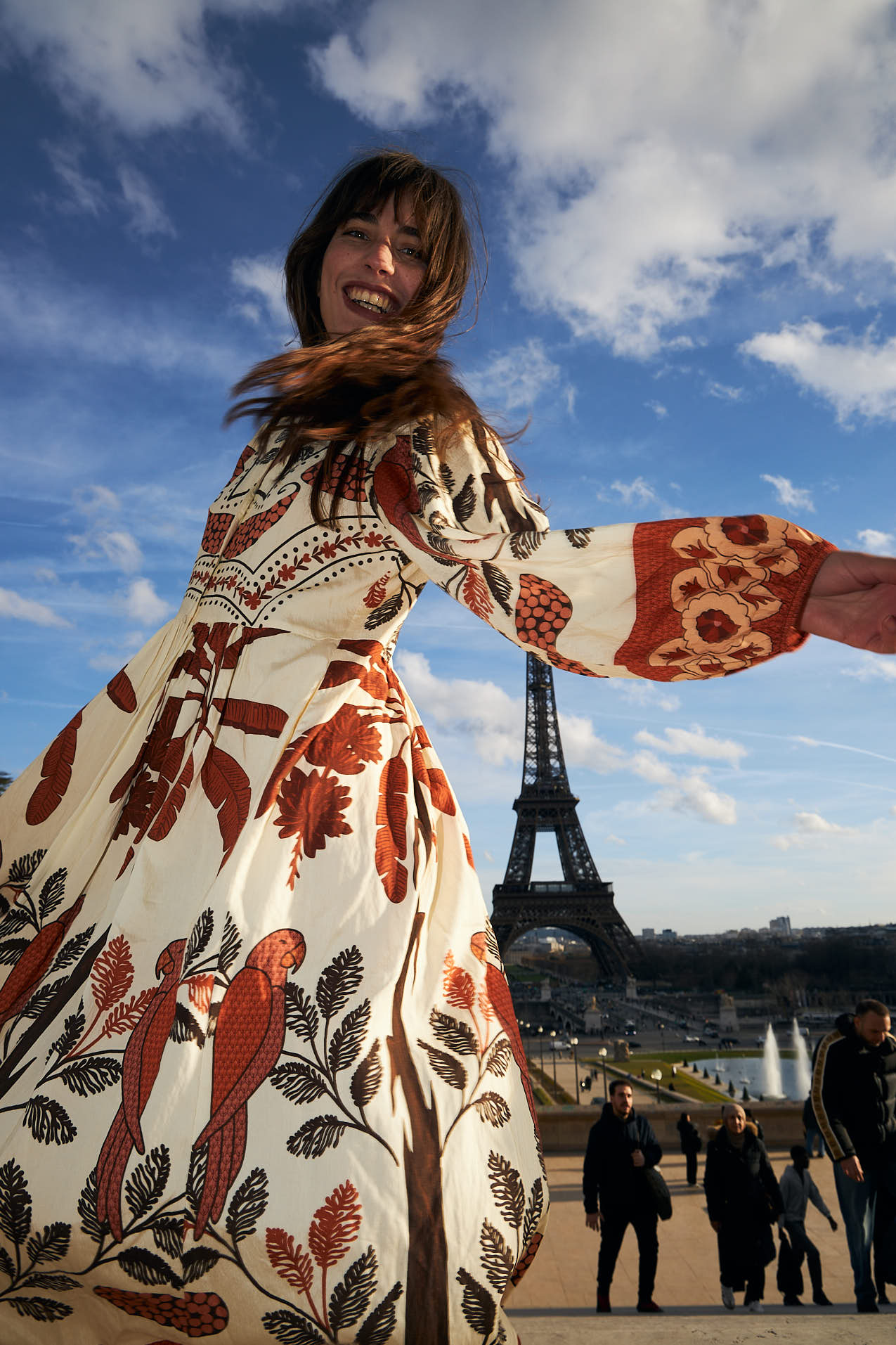 SaraiLL Maxi Kleid - Creme