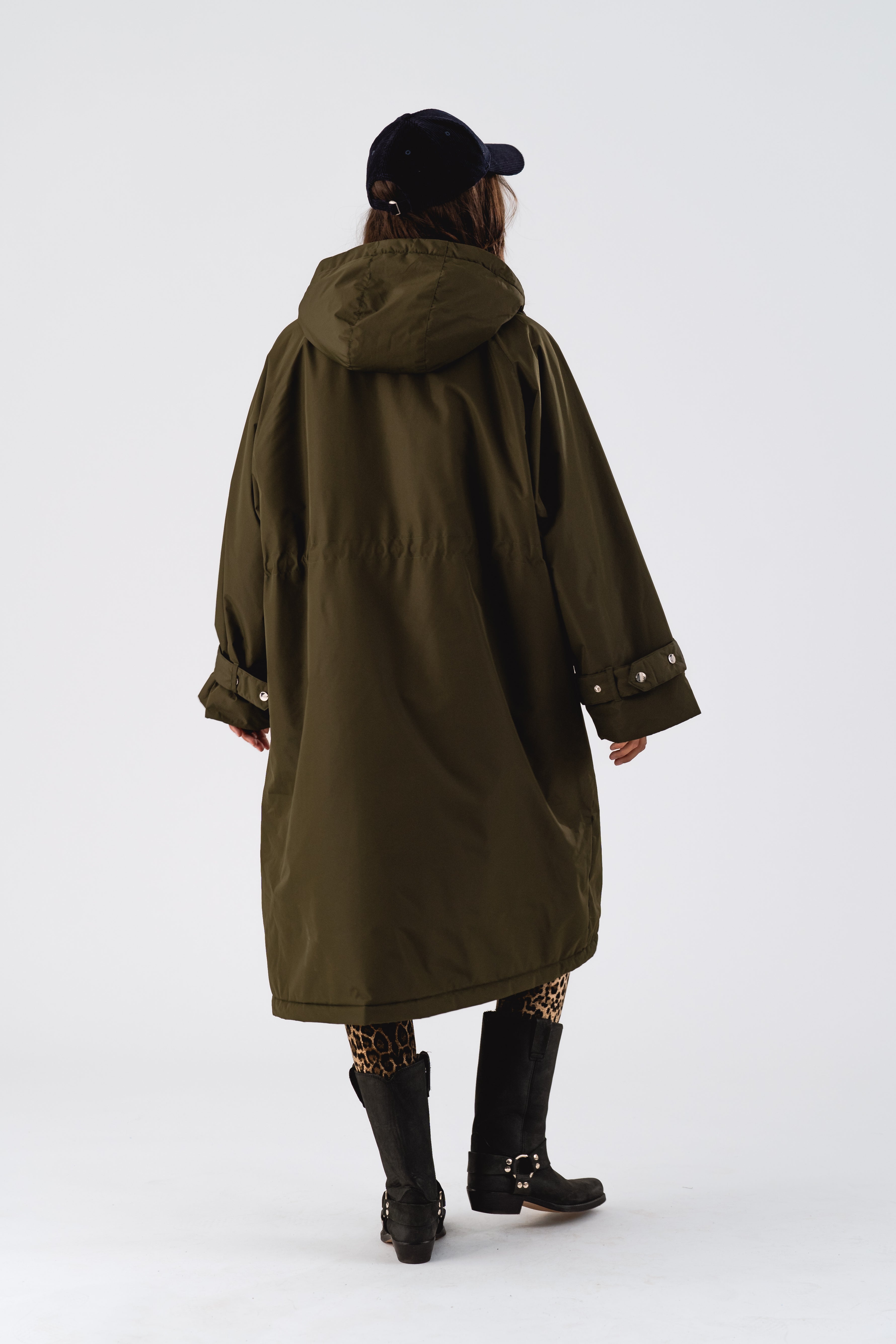SheaLL Coat Long - Dark Green