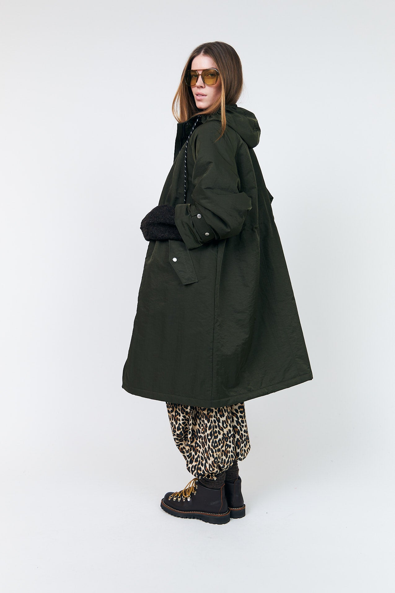 Lollys Laundry SheaLL Mantel Outerwear Dunkelgrün