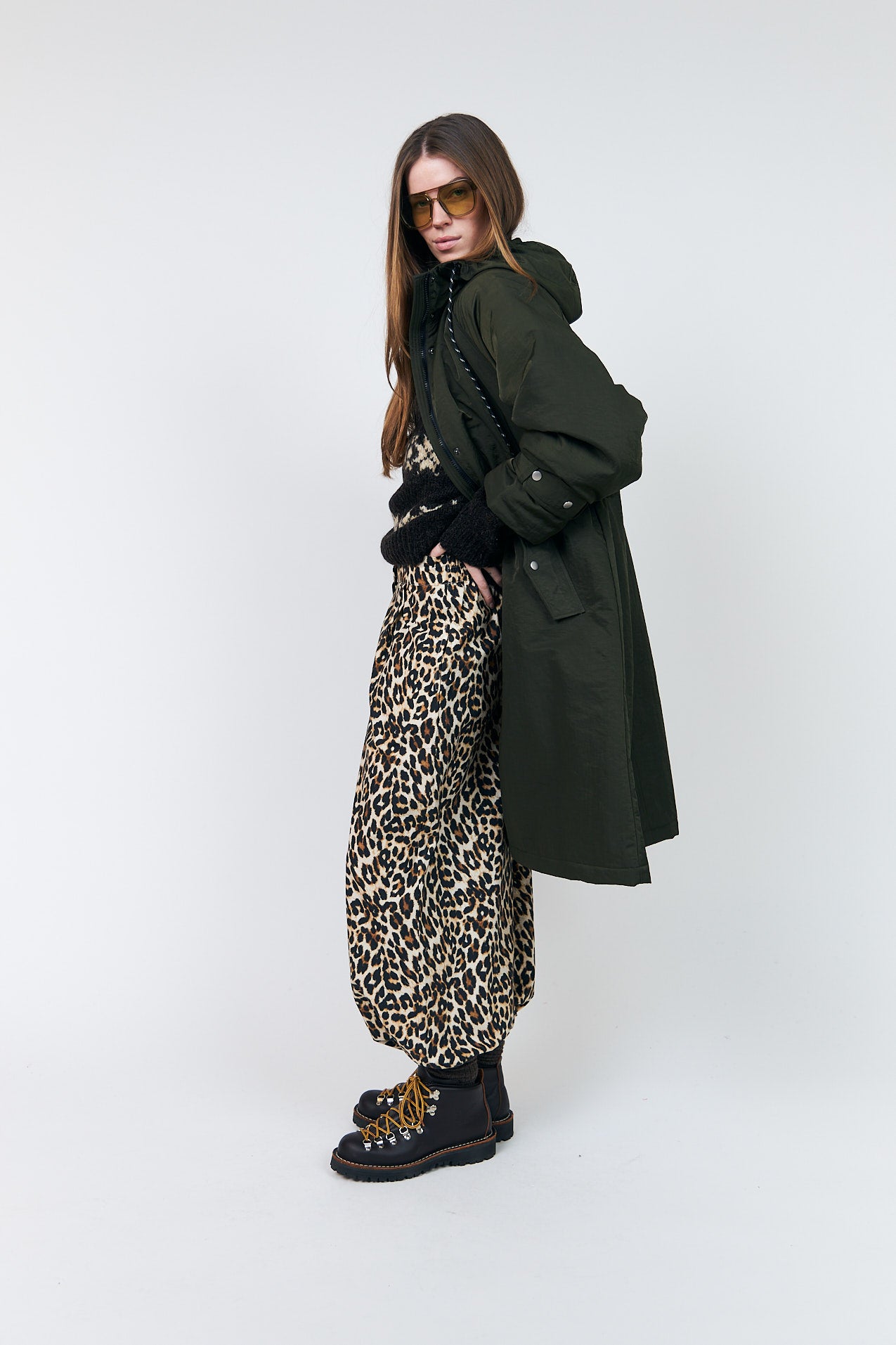 Lollys Laundry SheaLL Mantel Outerwear Dunkelgrün
