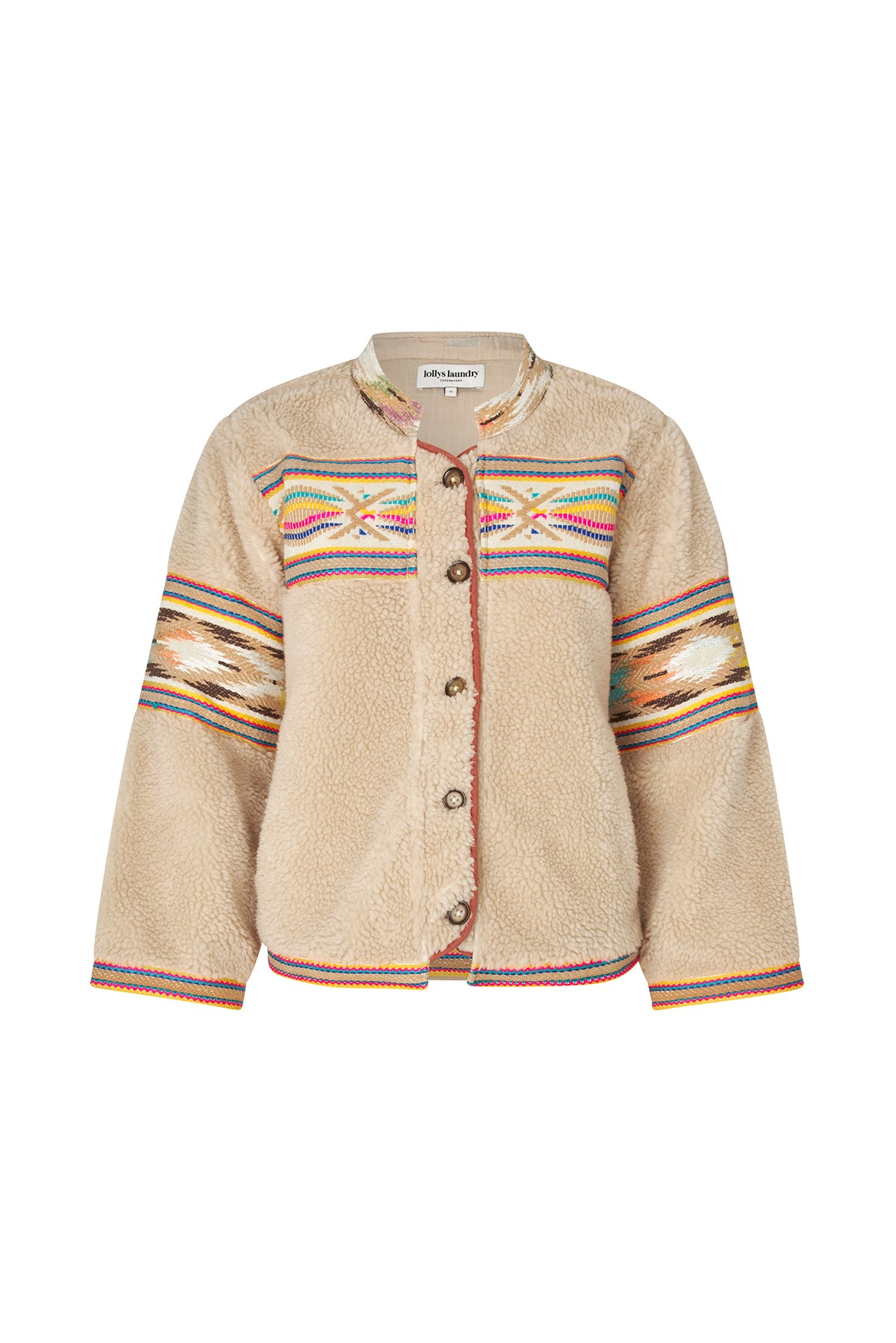 Lollys Laundry SiriLL Teddy Jacke Outerwear 08 Beige