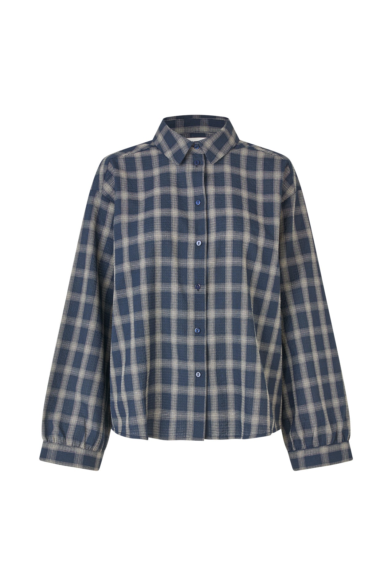 Lollys Laundry SivLL Hemdbluse Shirt 23 Dark Blue
