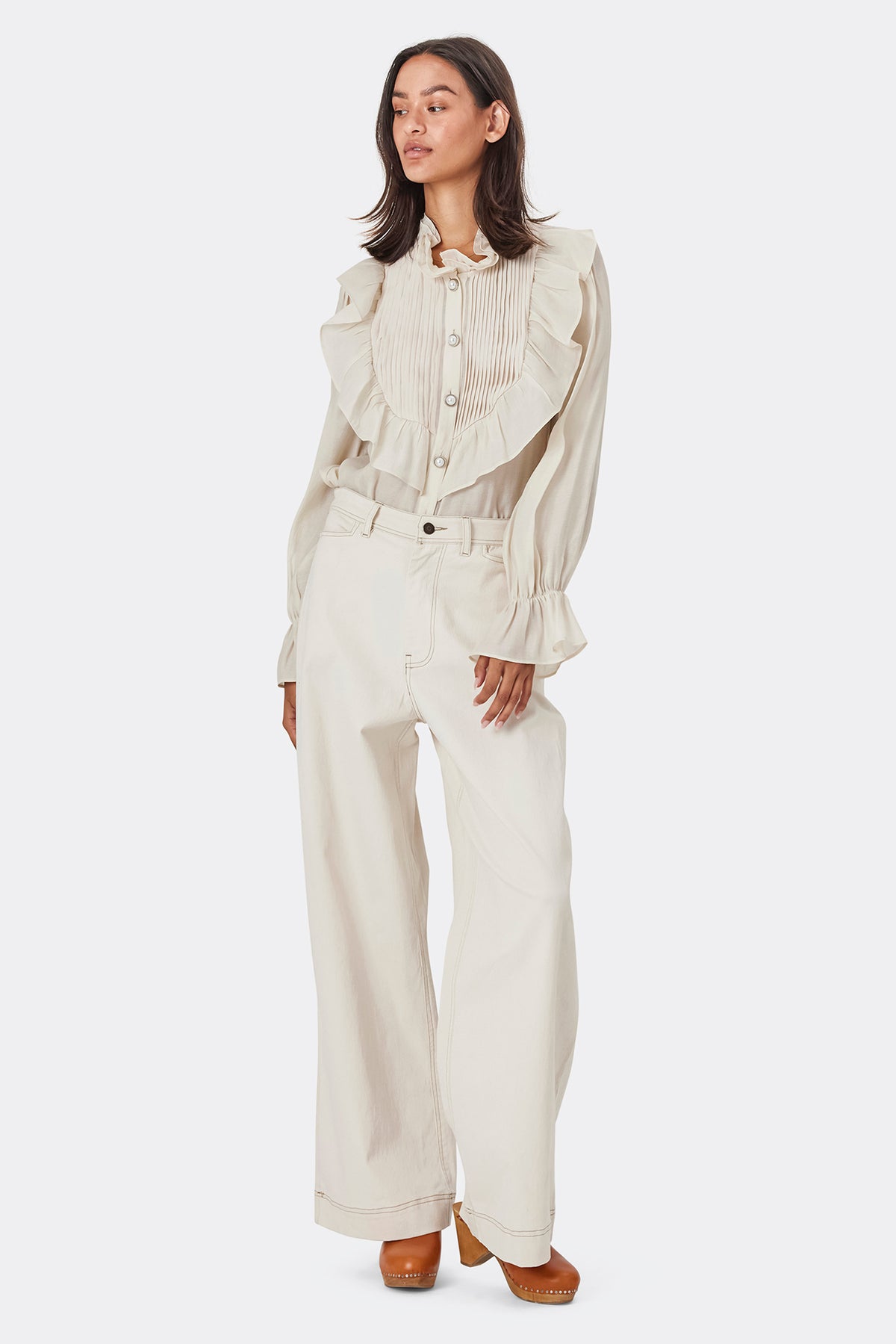 Lollys Laundry SpringsLL Shirt LS Shirt Creme