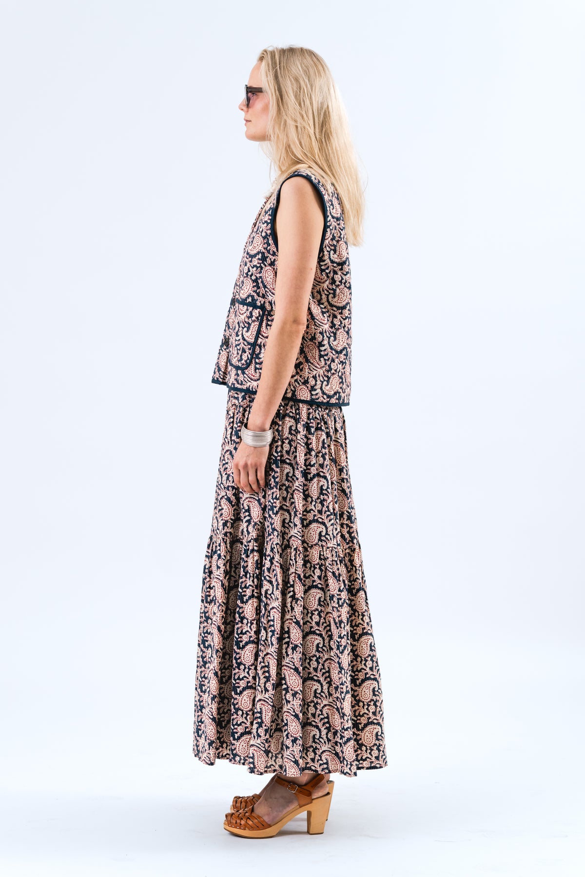 Lollys Laundry SunsetLL Maxi Rock Skirt Grafikprint