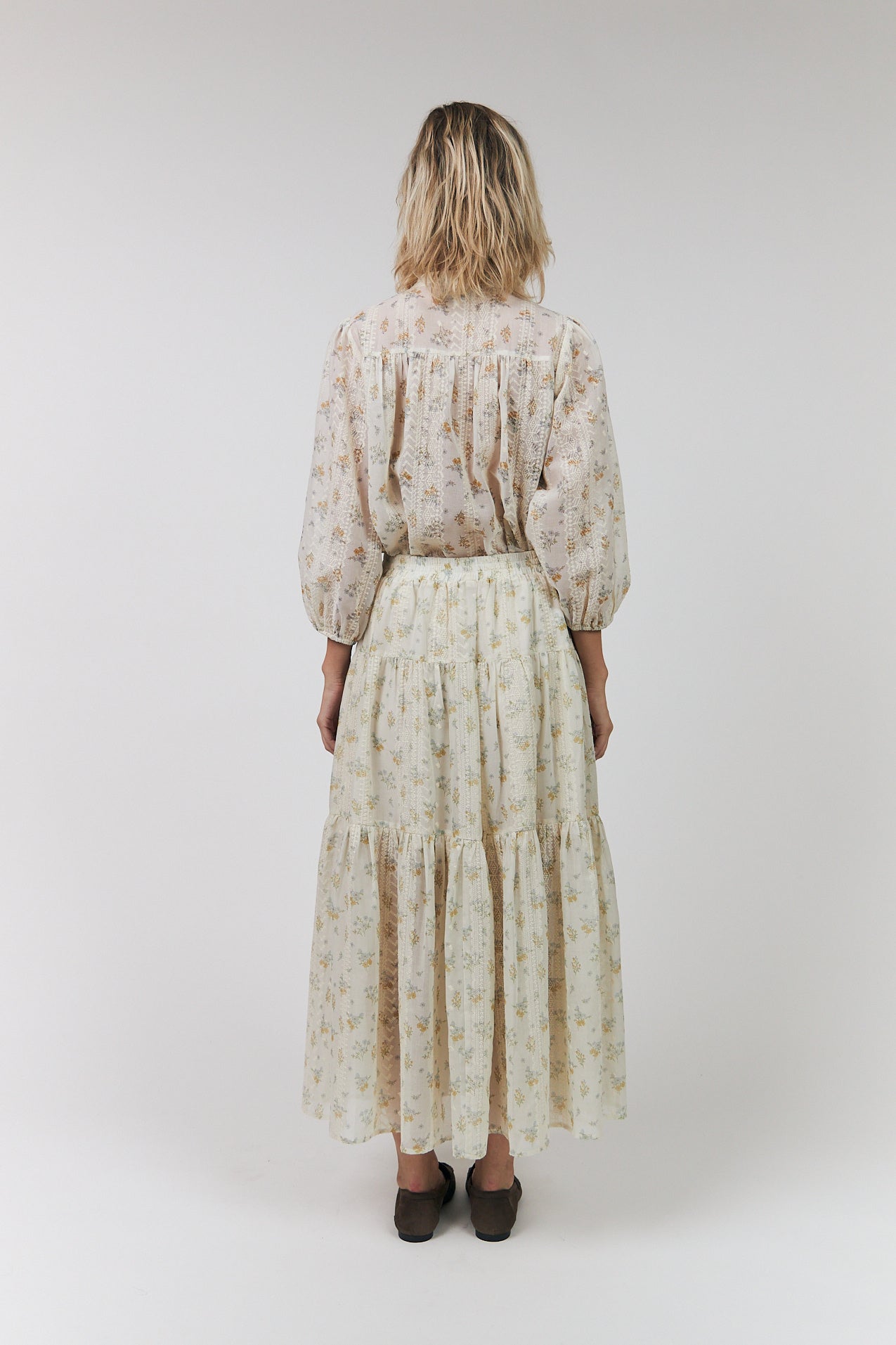 SunsetLL Maxi Rock - Creme