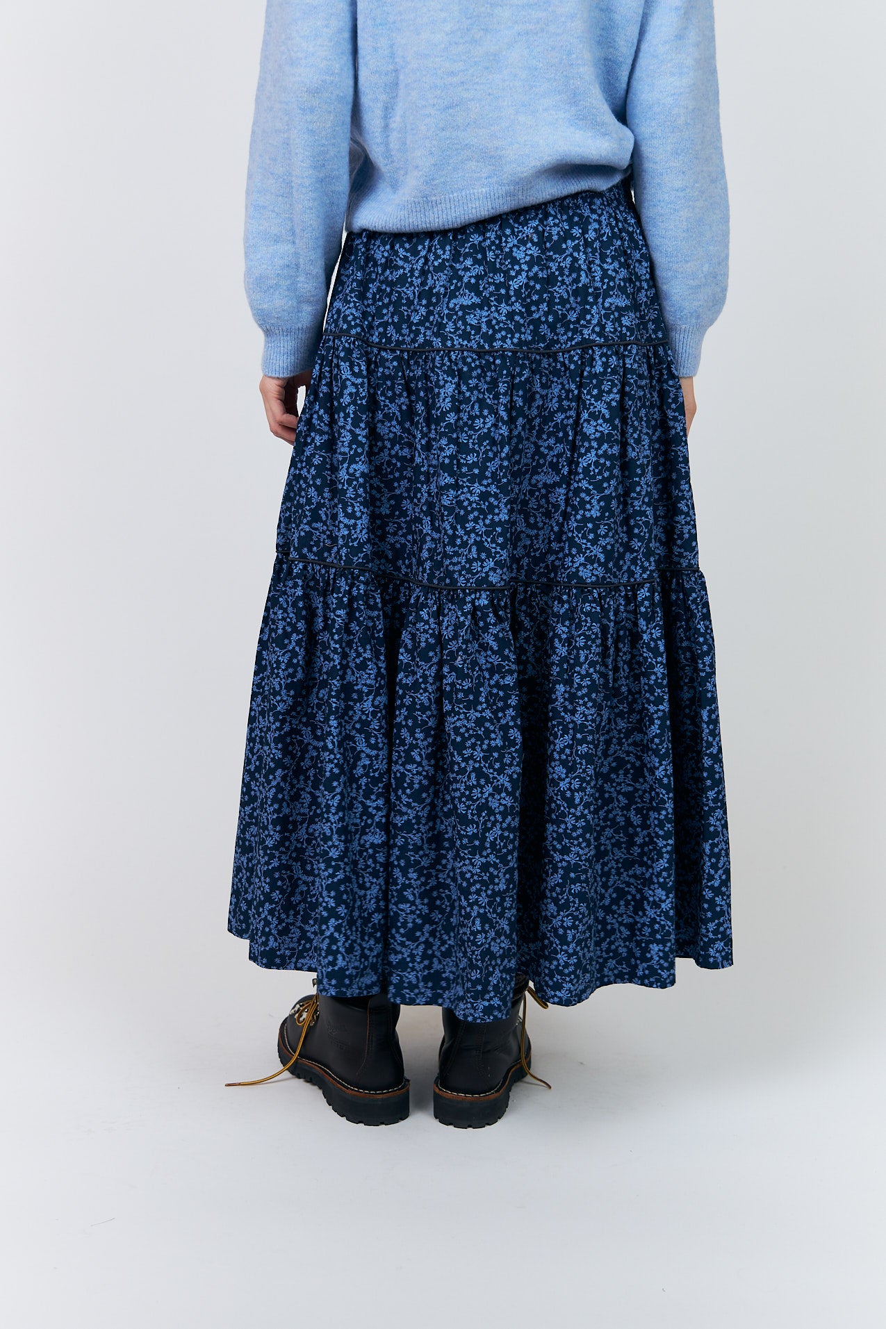 Lollys Laundry SunsetLL Maxi Rock Skirt Dunkelblau