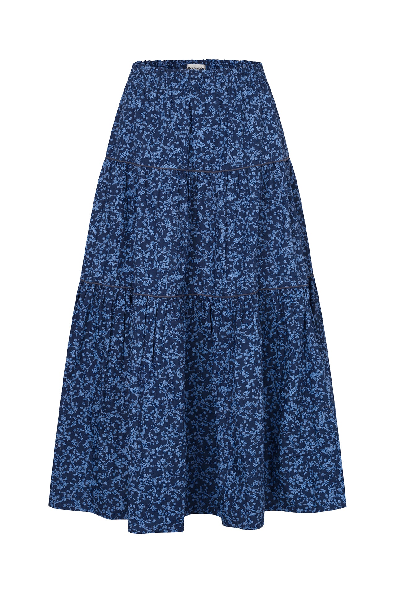 Lollys Laundry SunsetLL Maxi Rock Skirt Dunkelblau