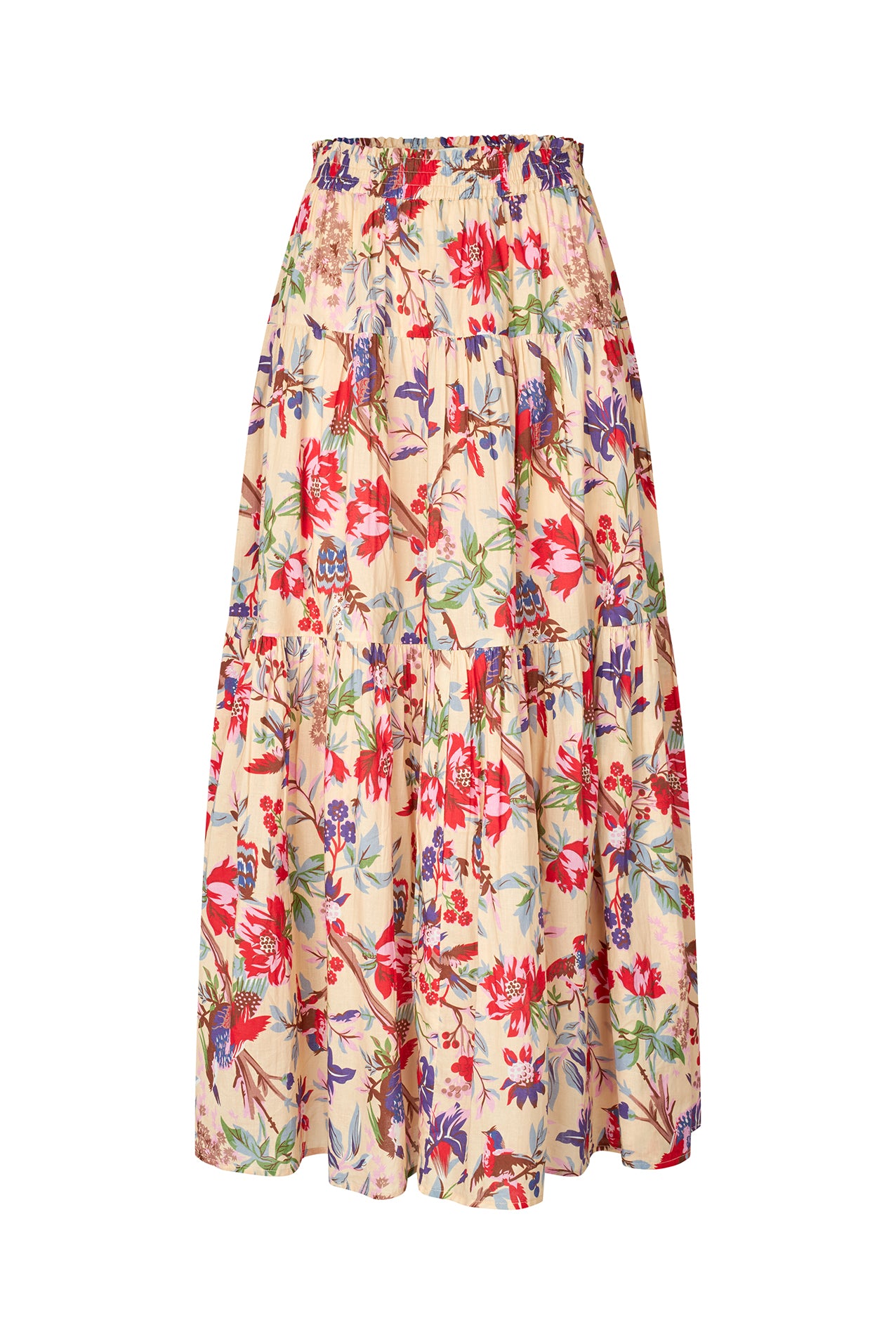 Lollys Laundry SunsetLL Maxi Rock Skirt 74 Flower Print