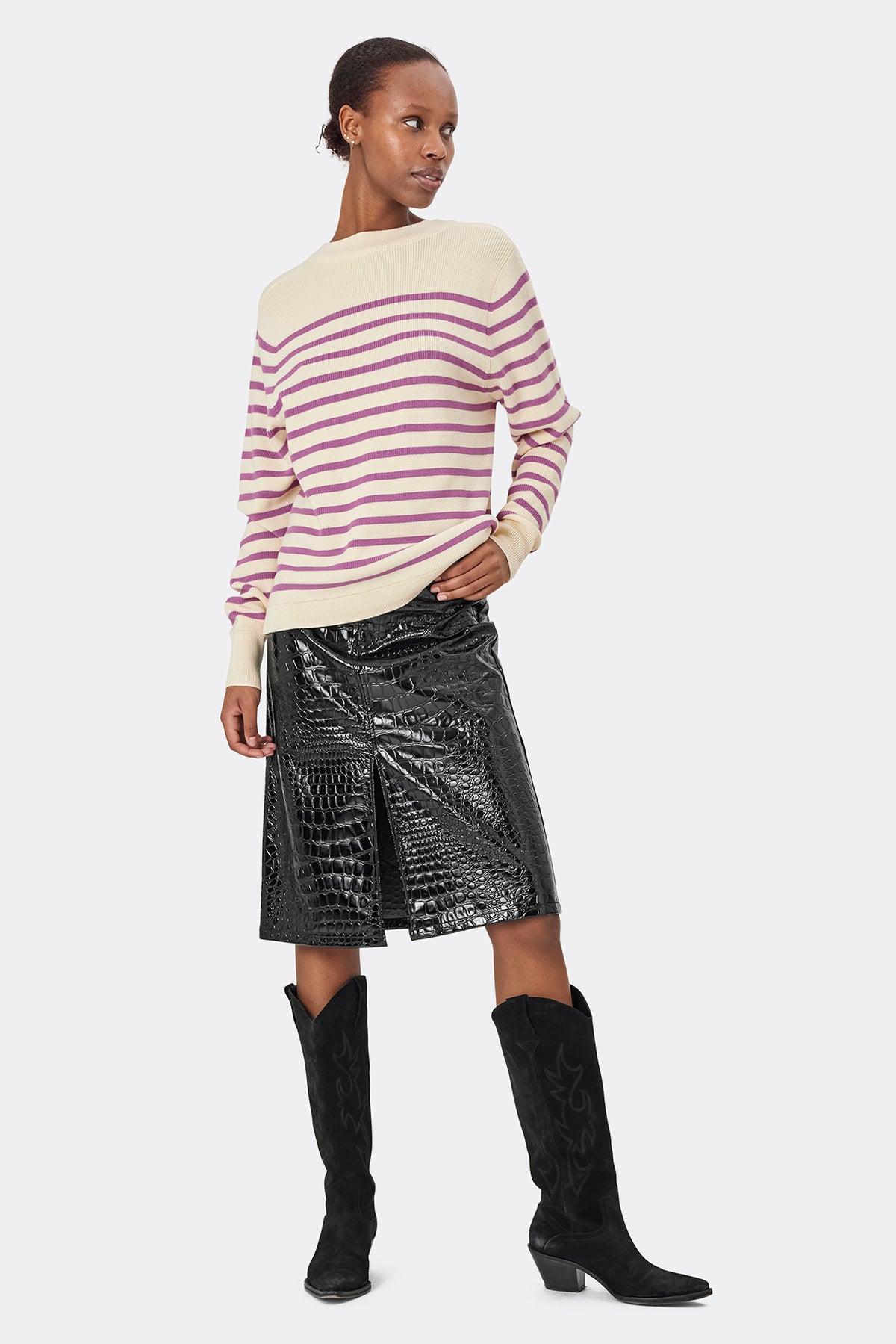 Lollys Laundry SwanLL Jumper LS Jumper Lavendel