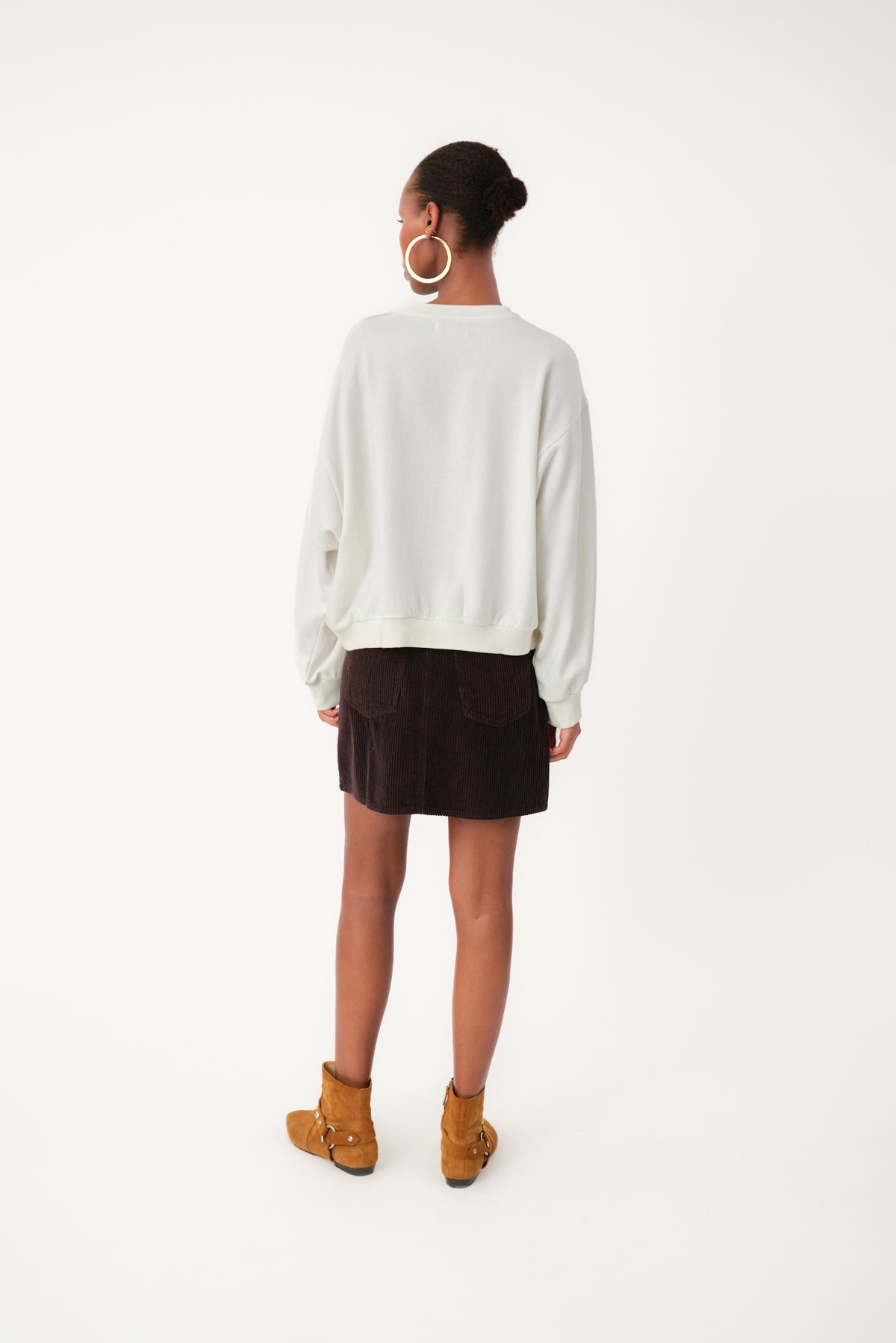 Lollys Laundry SydneyLL Leopard Sweatshirt Sweatshirt Weiß