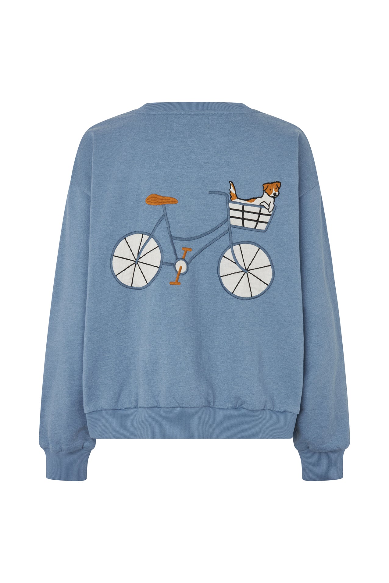 Lollys Laundry SydneyLL Sweatshirt Hund Sweatshirt Blau melange