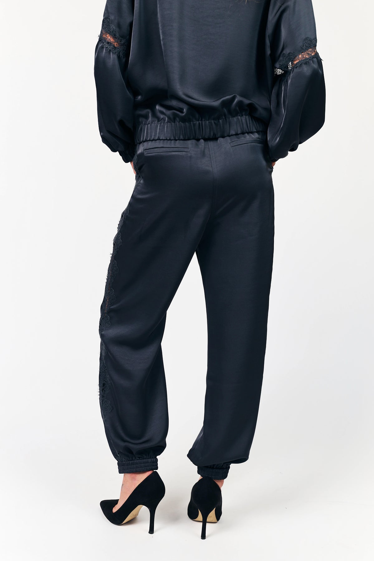 Lollys Laundry TalmaLL Hose Pants Verblasstes Schwarz