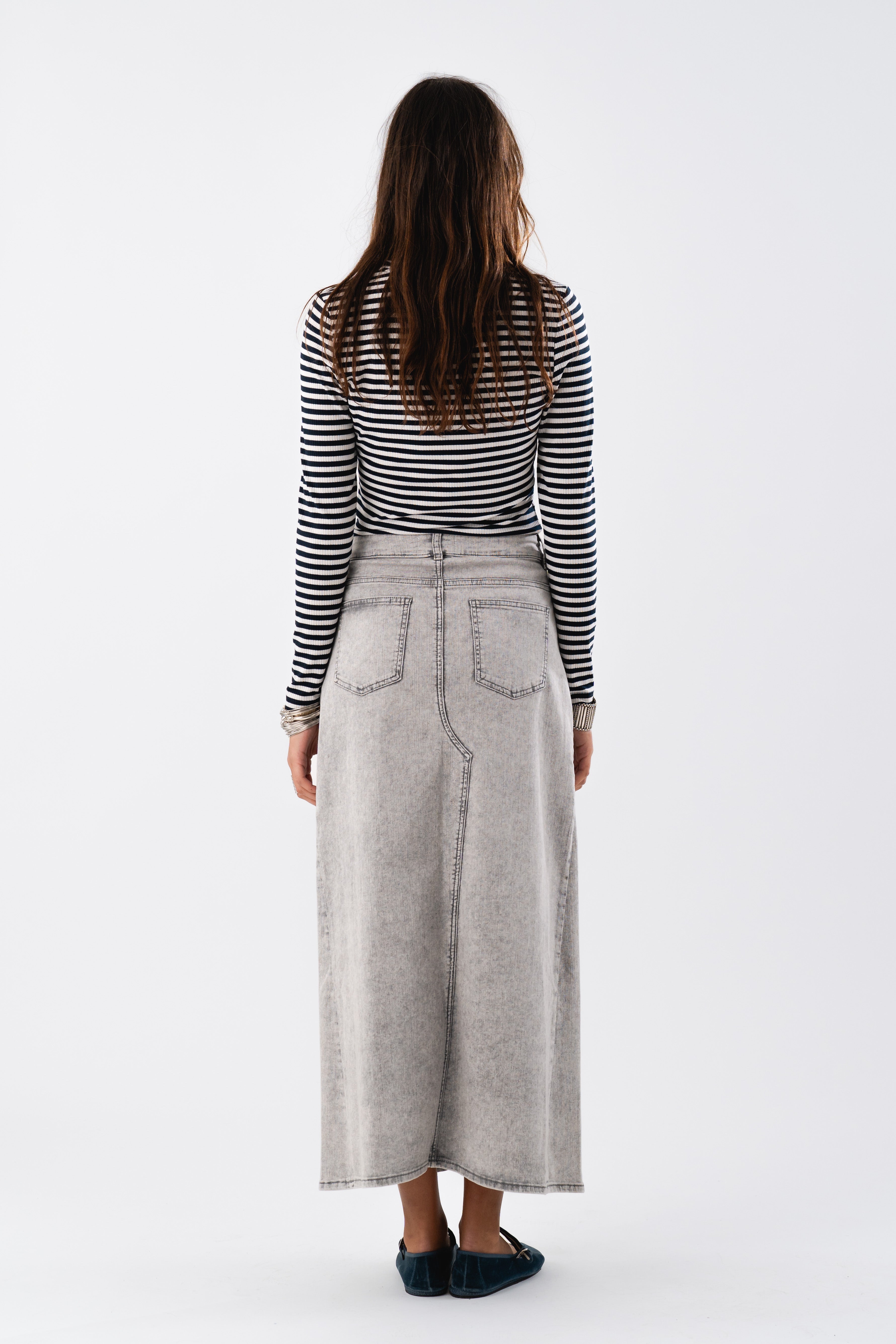 TmeryLL Maxi Skirt - Grey