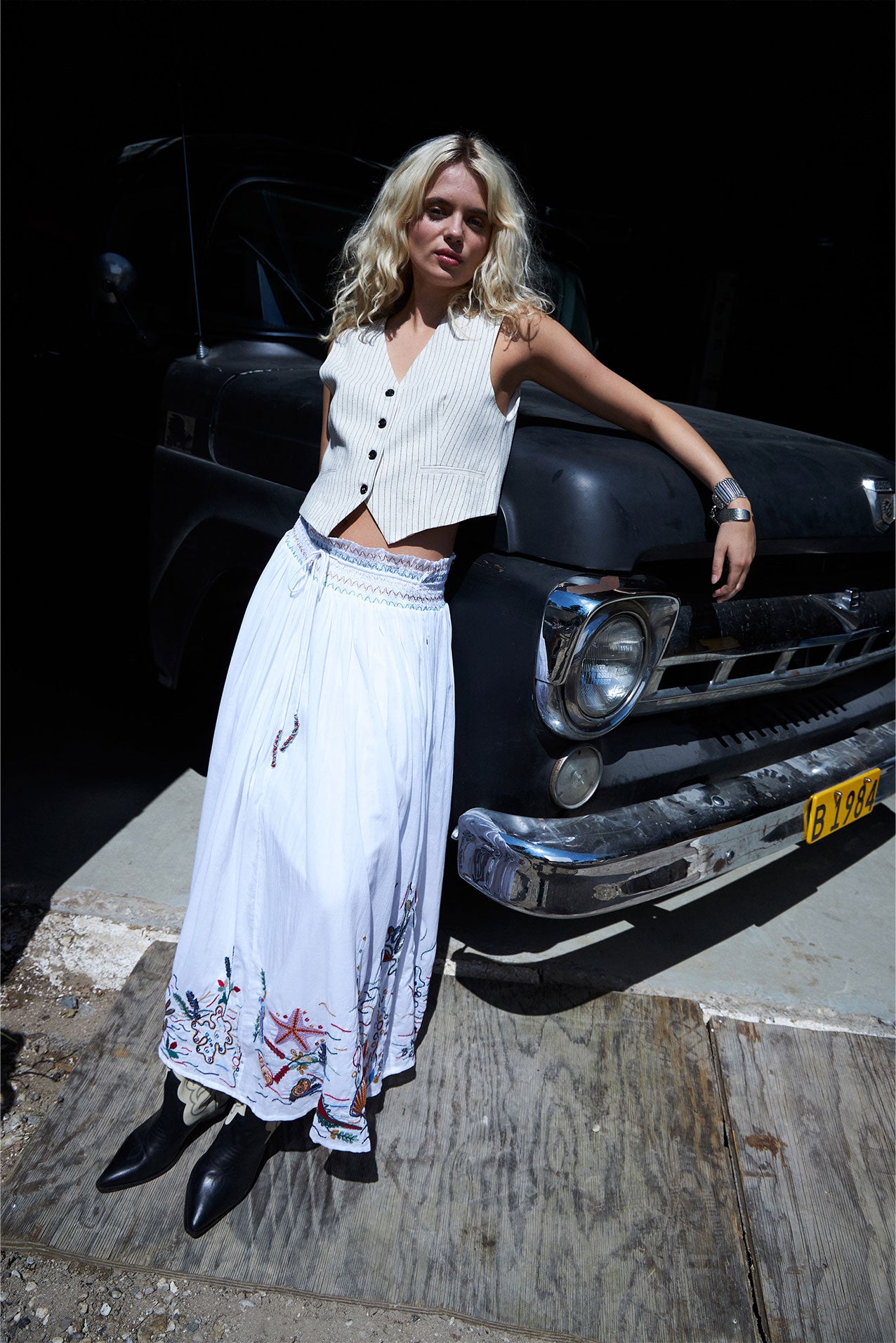 TorinoLL Weste - Creme