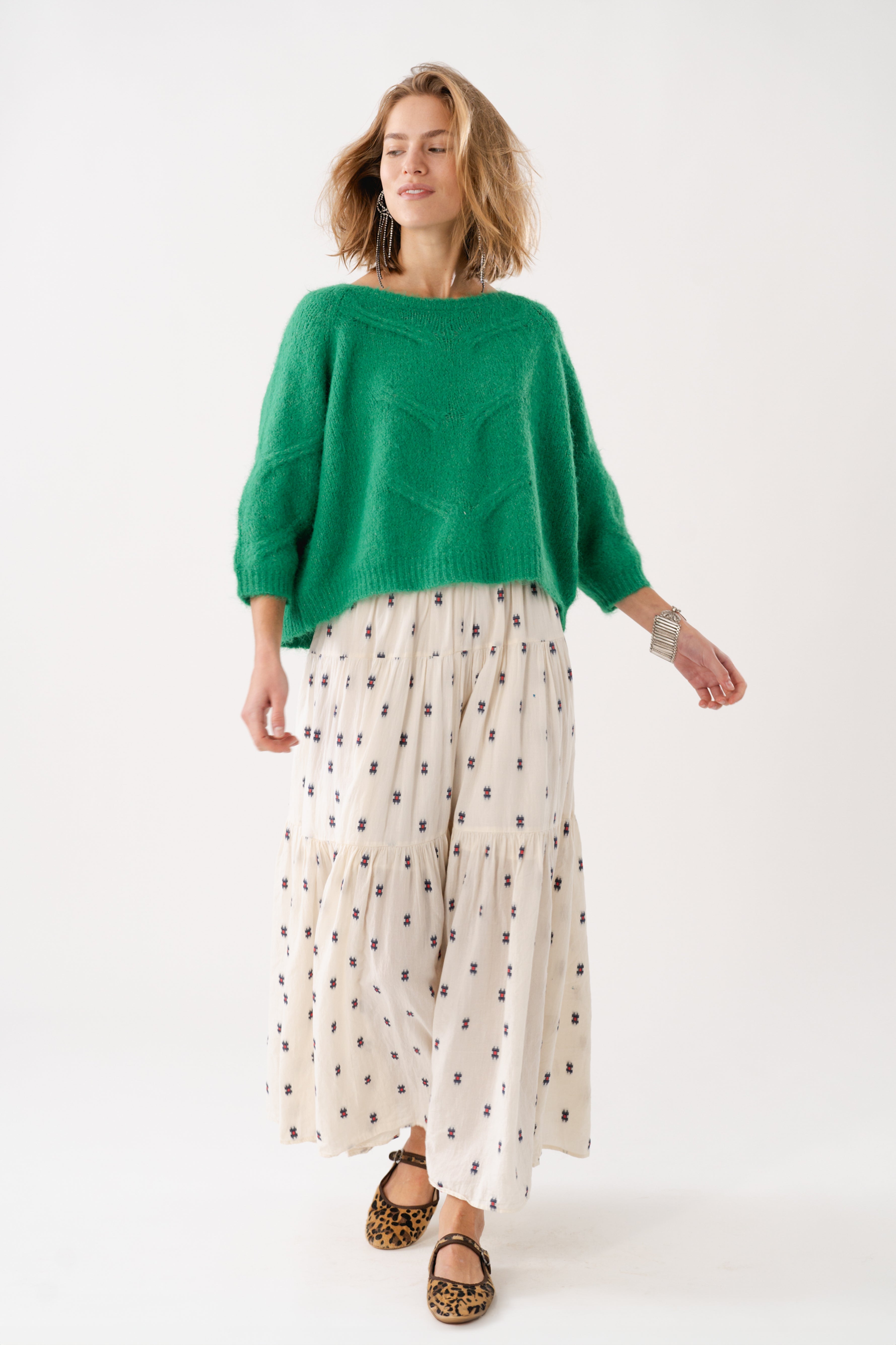 Lollys Laundry TortugaLL Knit Jumper SS Jumper 46 Aqua