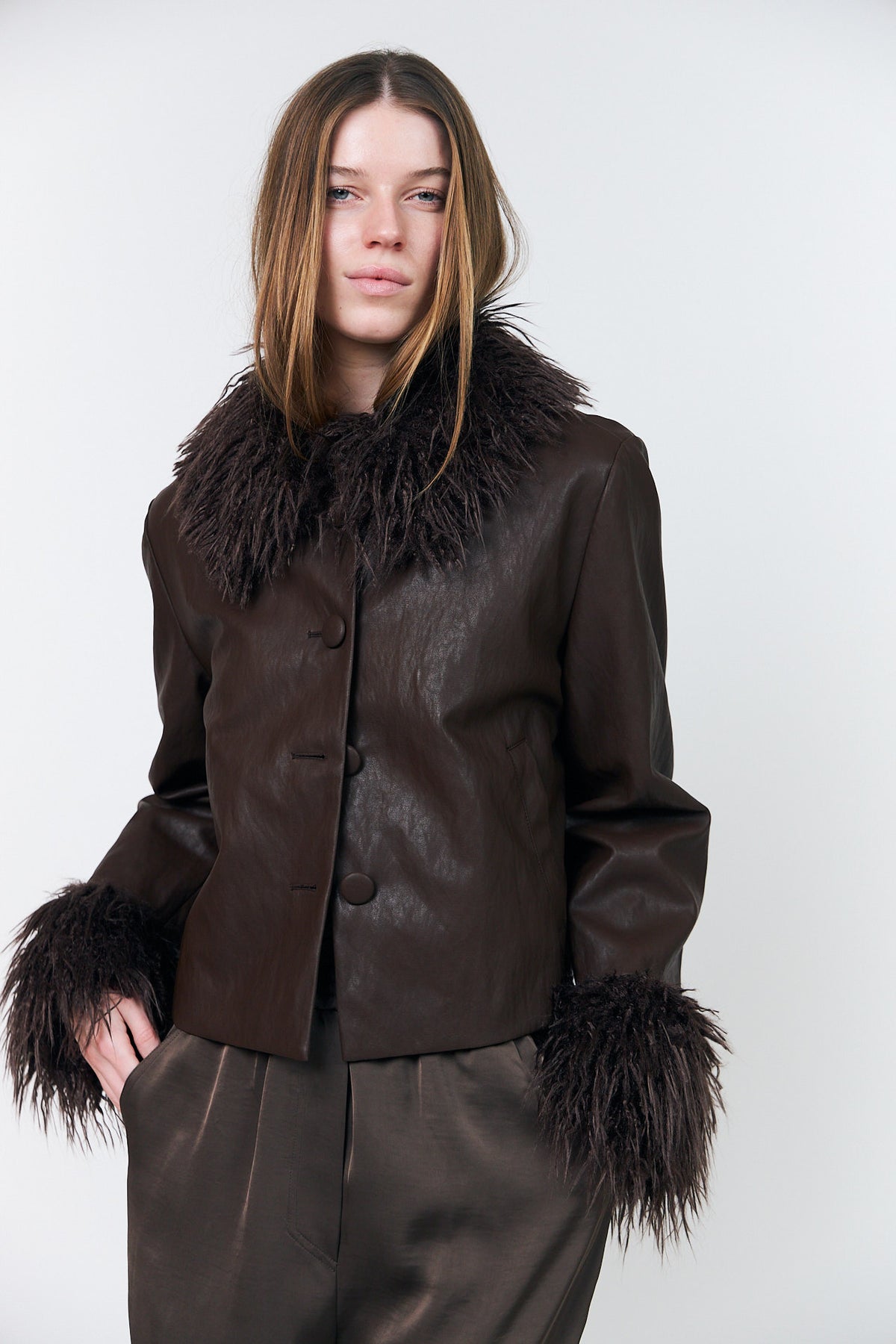 TracyLL Jacke - Braun