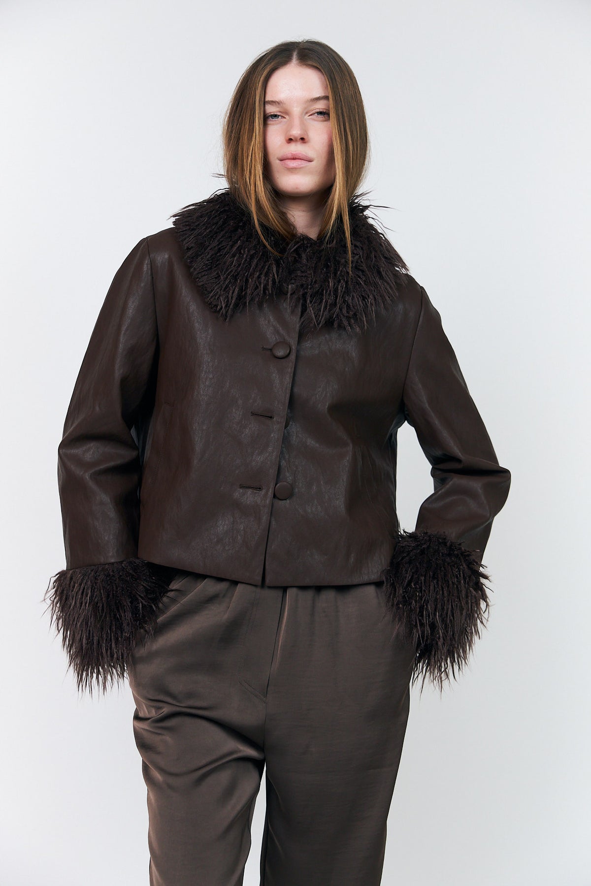 TracyLL Jacke - Braun
