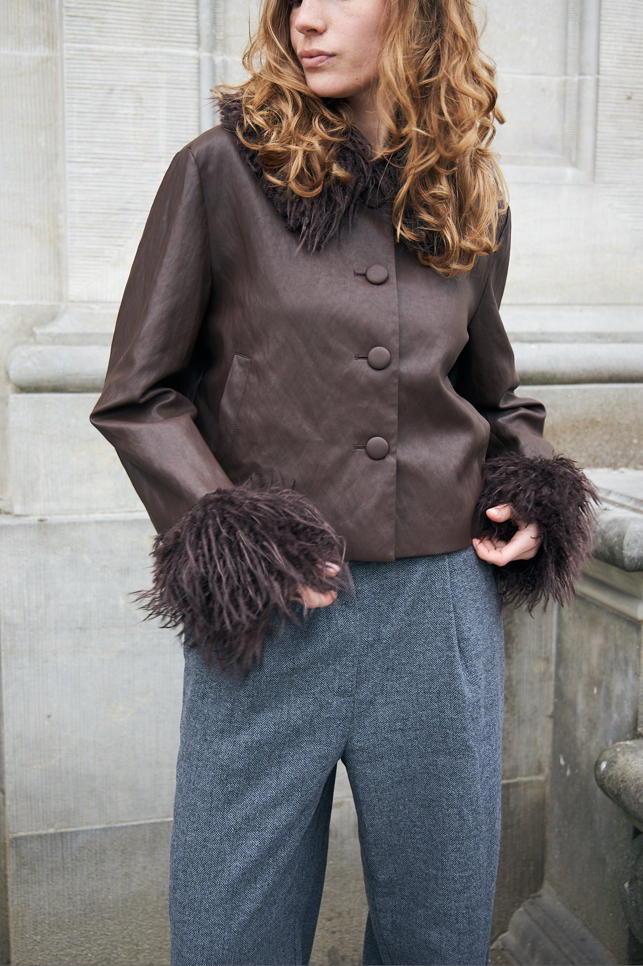 Lollys Laundry TracyLL Jacke Outerwear Braun
