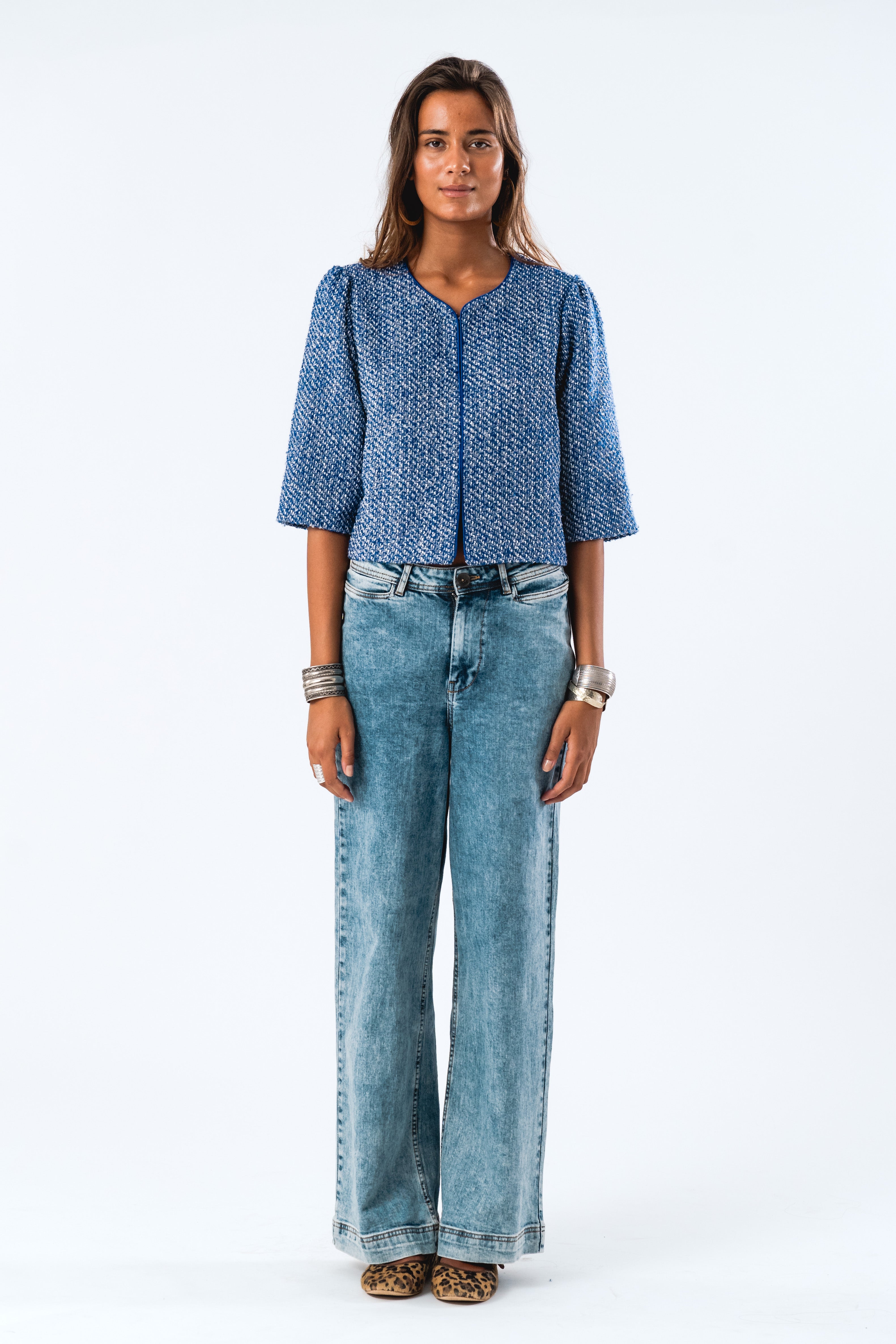 Lollys Laundry TrineLL Short Jacket 3/4 Jacket 27 Dark Navy