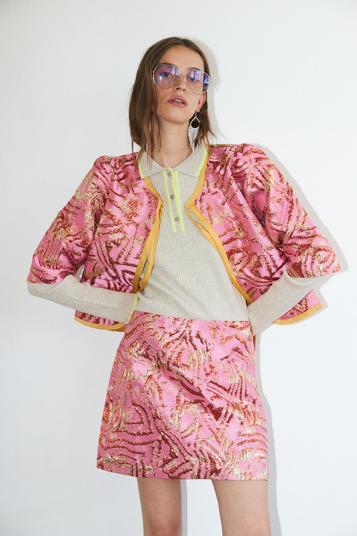 Lollys Laundry TrineLL kurze Jacke Jacket Pink