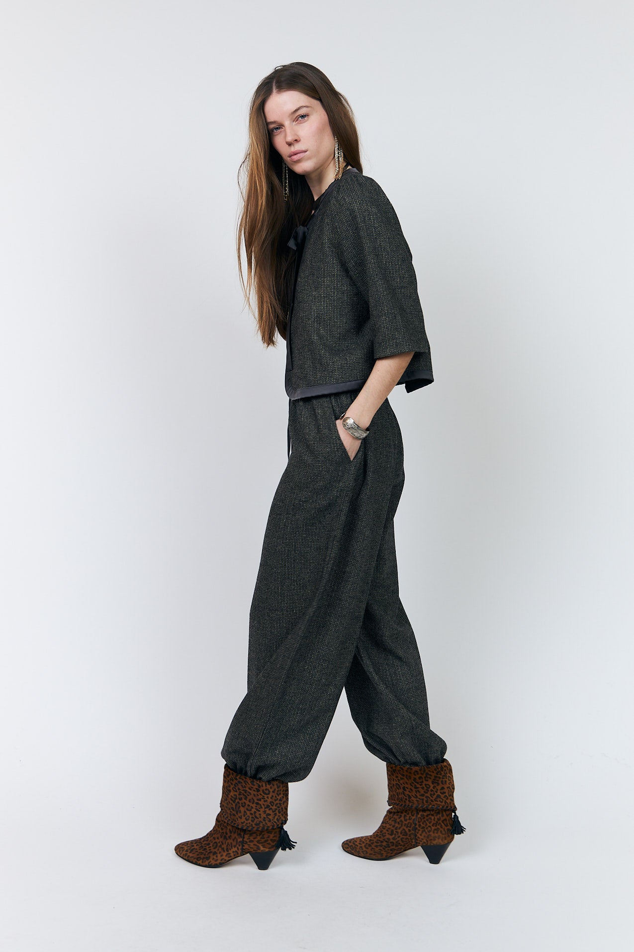 Lollys Laundry TrineLL kurze Jacke Jacket Dunkelbraun