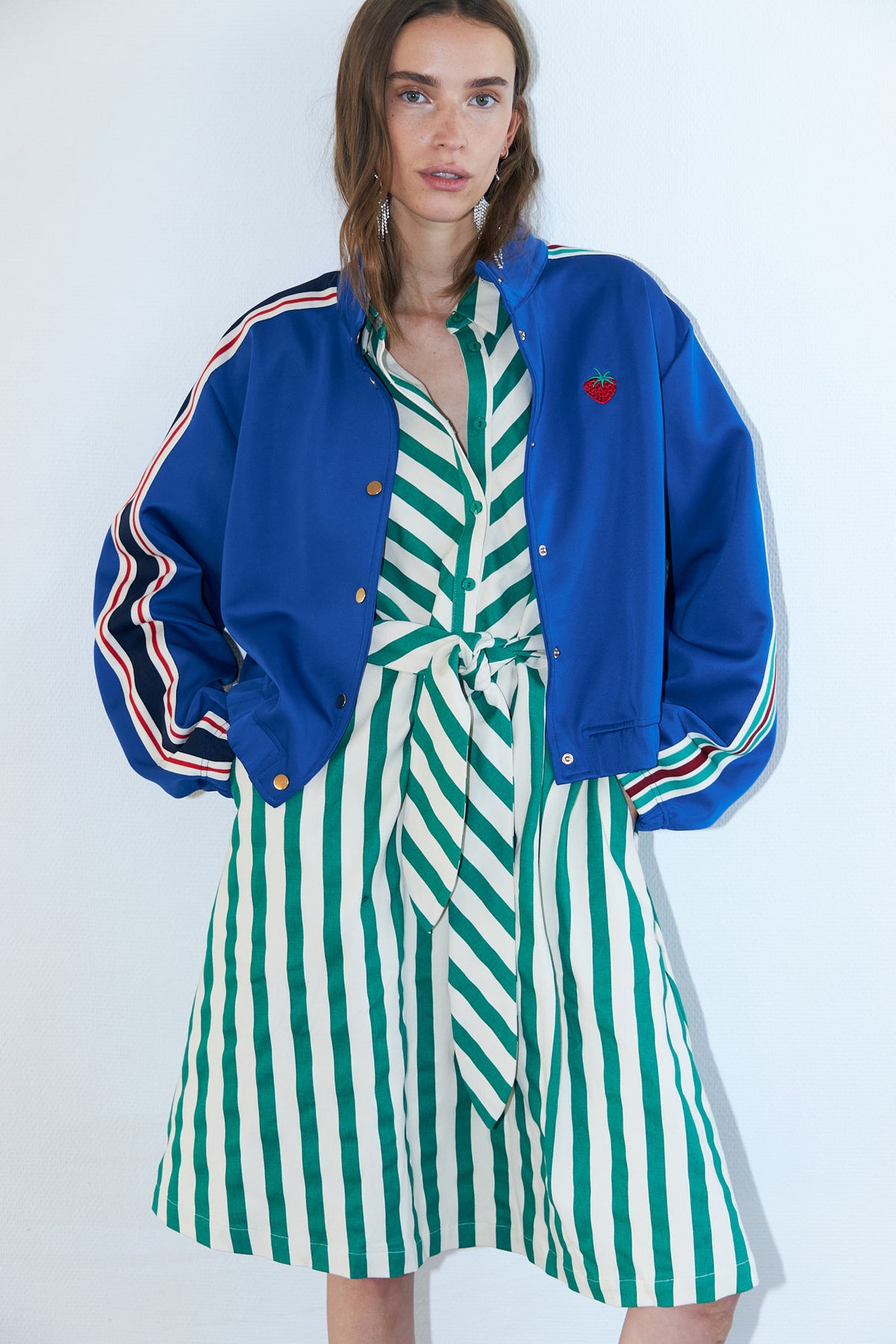 Lollys Laundry TulleLL Midi Hemdkleid Dress Grün