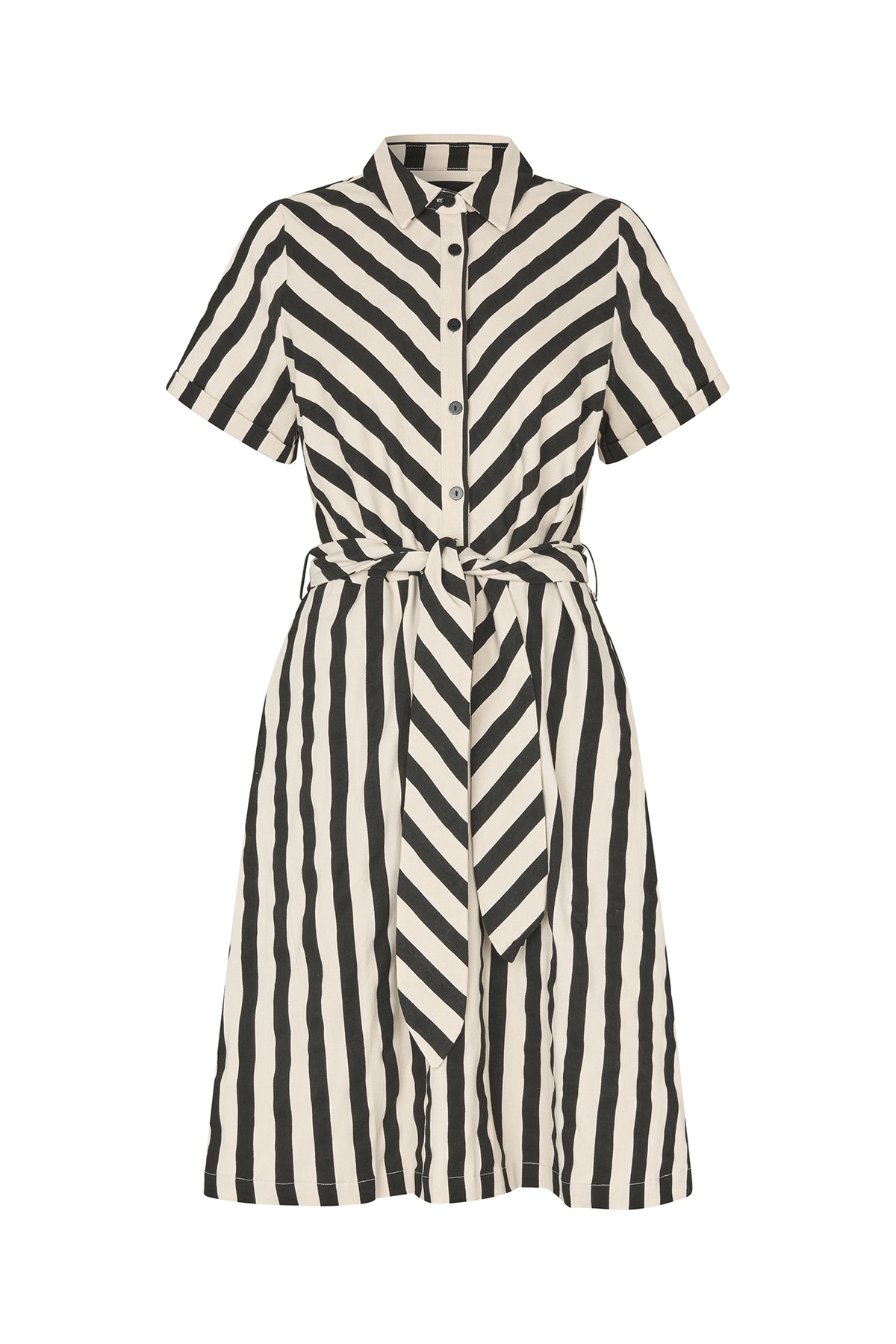 Lollys Laundry TulleLL Midi Hemdkleid Dress Schwarz