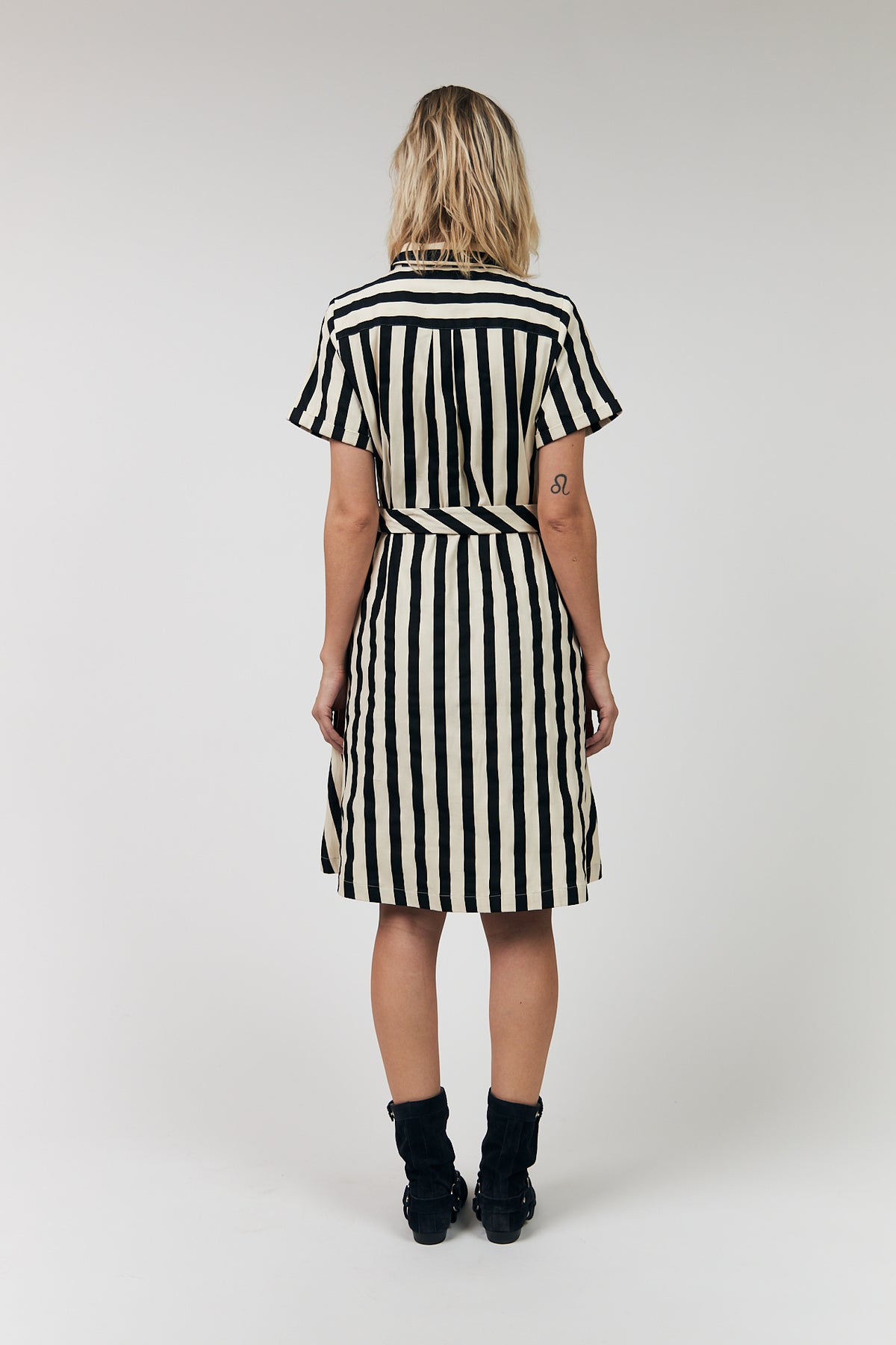 Lollys Laundry TulleLL Midi Hemdkleid Dress Schwarz