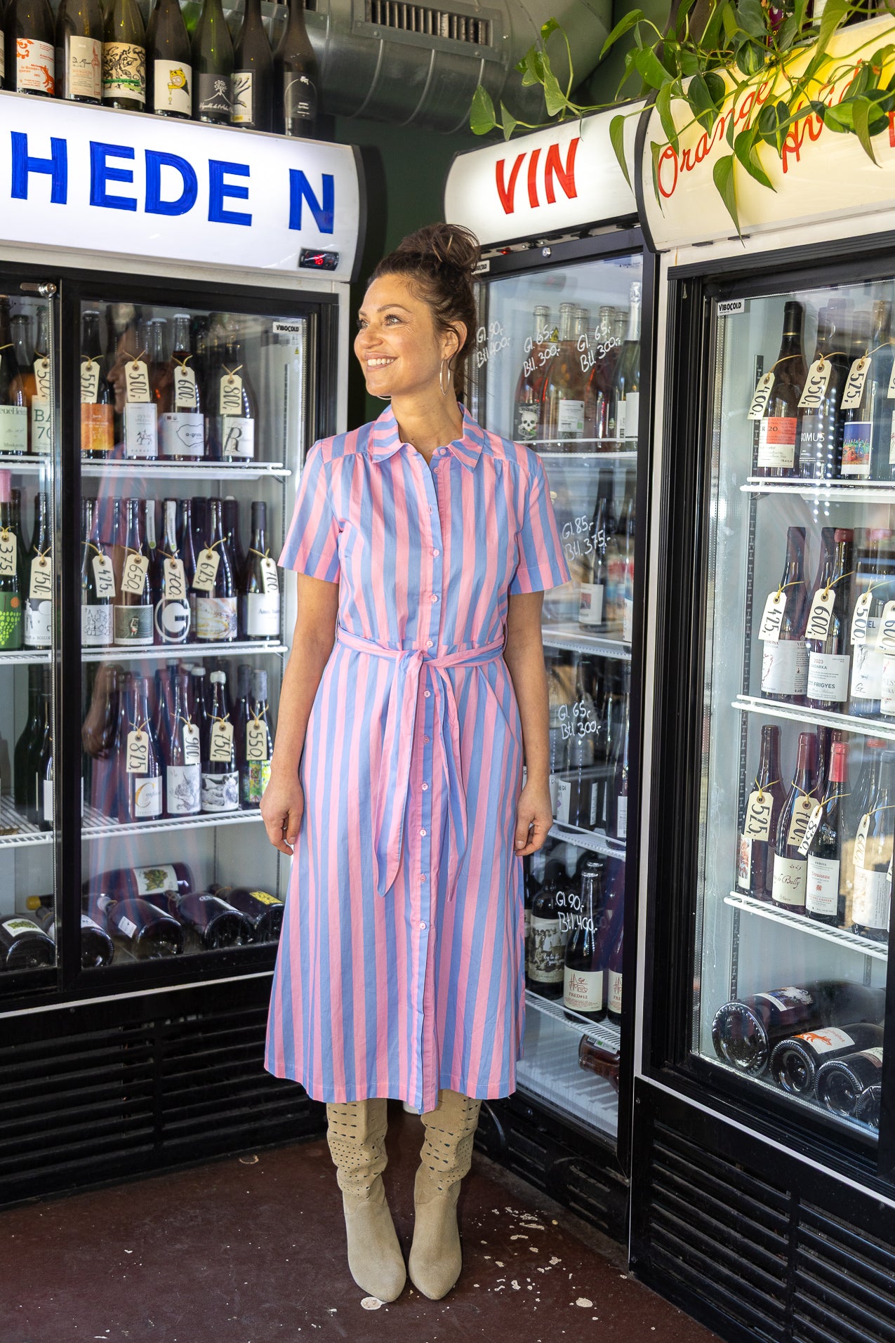 TulleLL Midi Hemdkleid - Stripe