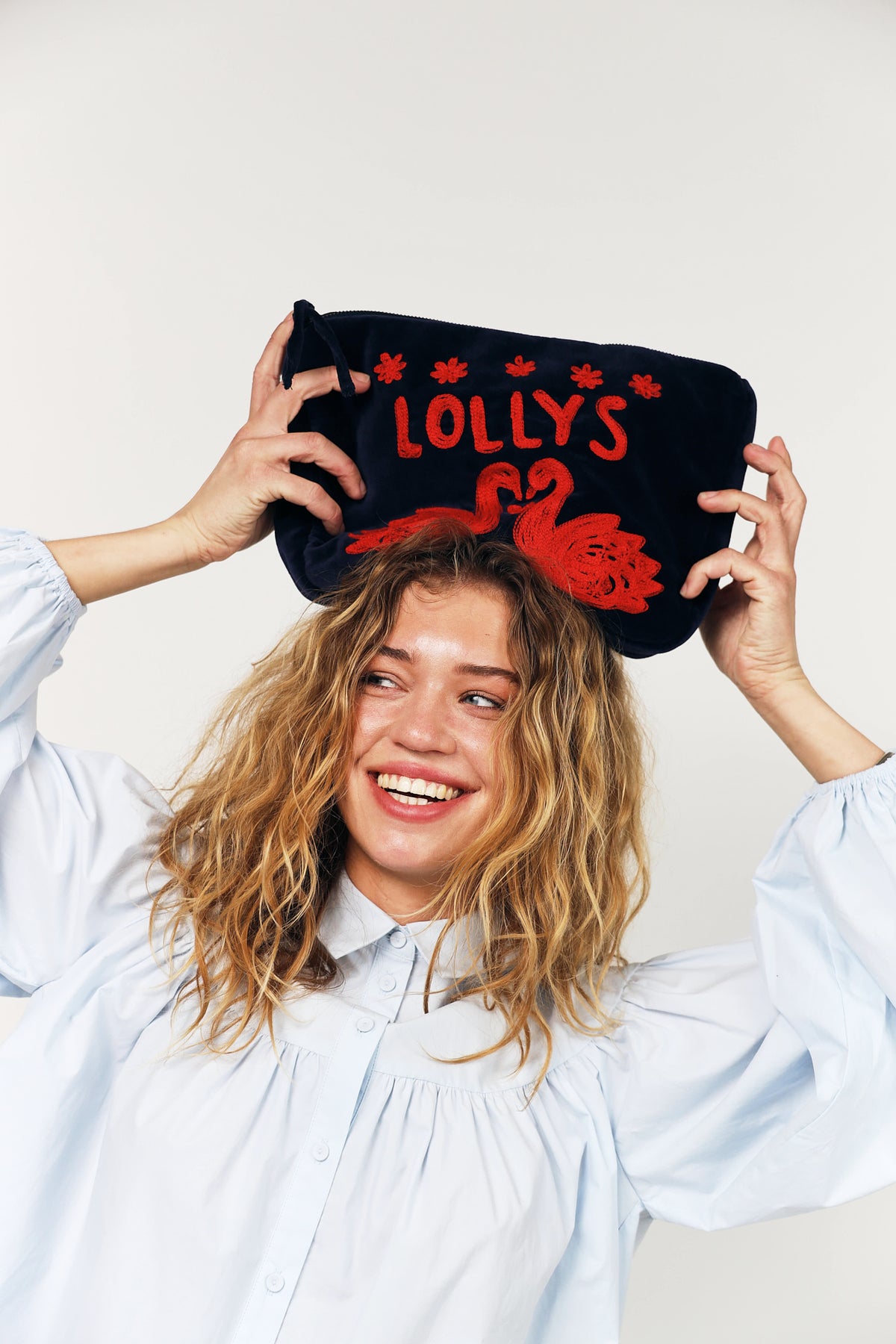 Lollys Laundry TuthieLL Clutch Tasche Bag Dunkelblau