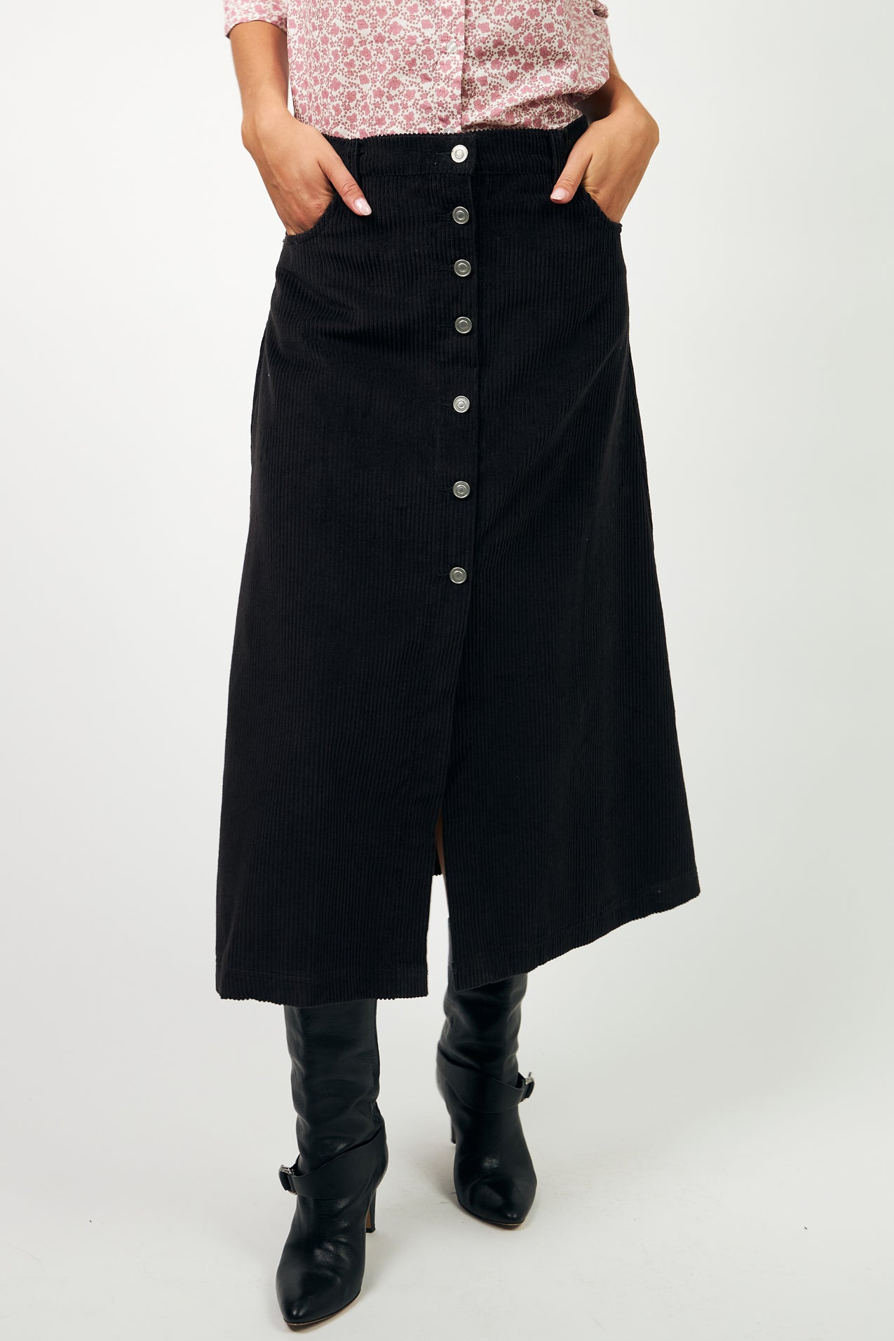 Lollys Laundry UnaLL Maxi Röcke Skirt 87 Dark Mokka