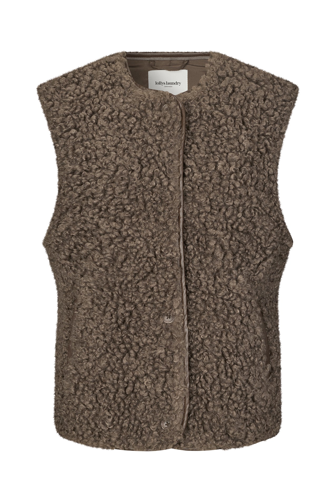 Lollys Laundry VadaLL Weste Vest 87 Dark Mokka