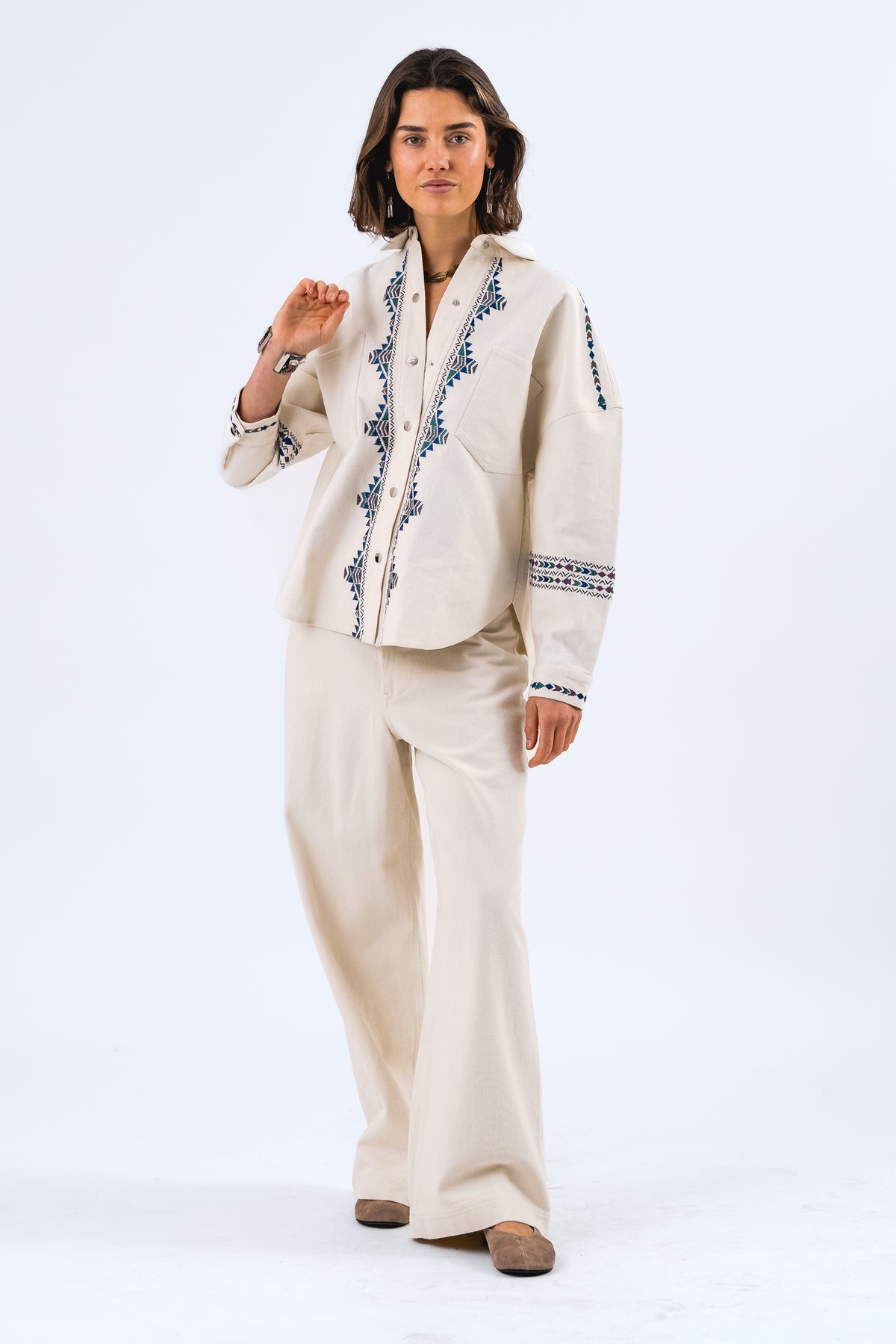 Lollys Laundry VeidaLL Hemdbluse Shirt Creme