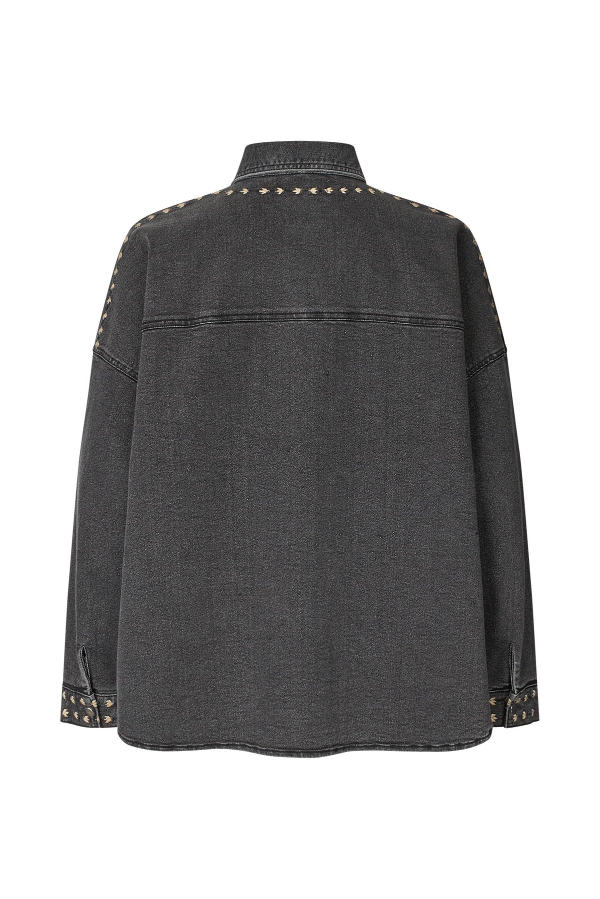 Lollys Laundry VeidaLL Hemdbluse Shirt Verblasstes Schwarz