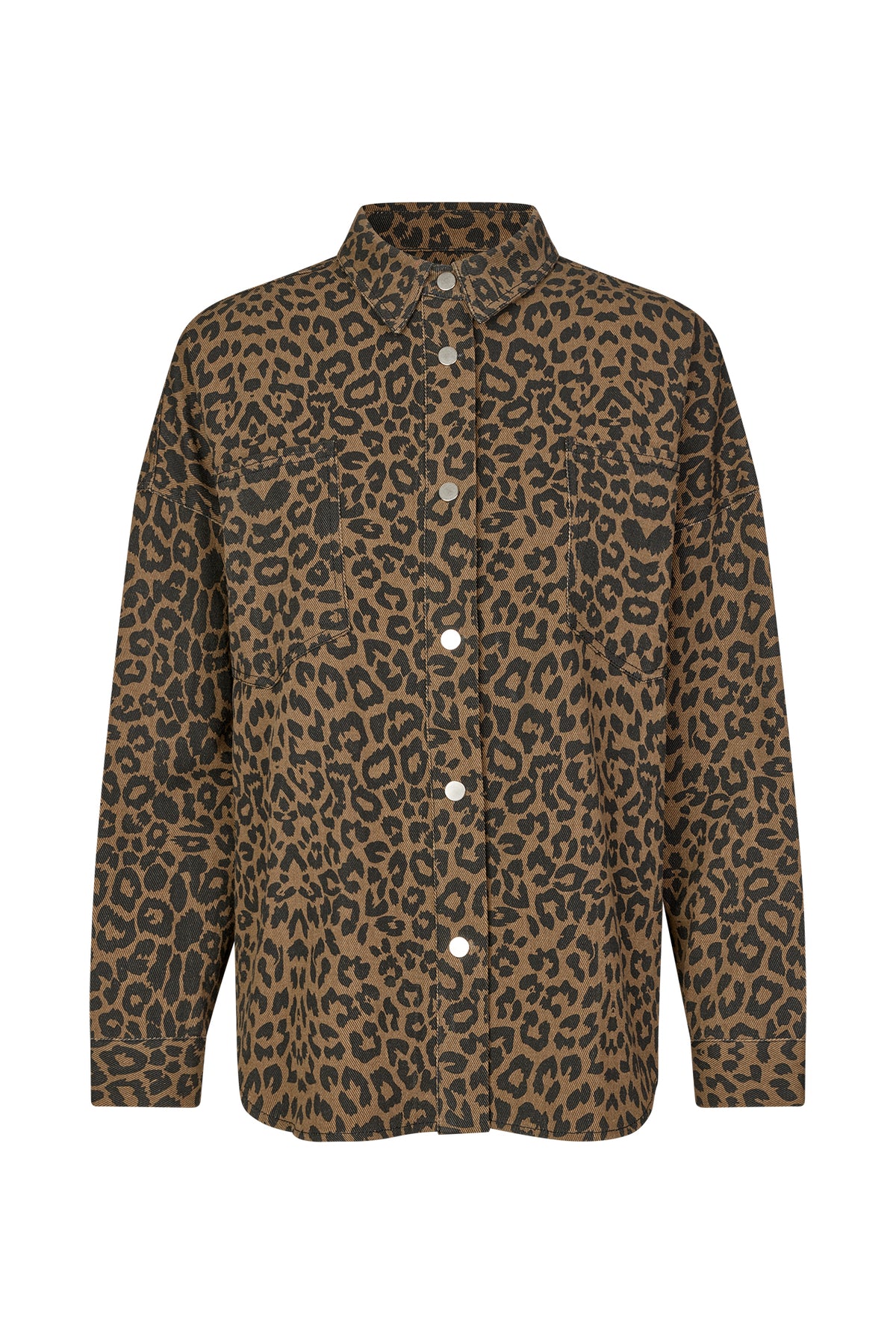 Lollys Laundry VeidaLL Hemdbluse Shirt Leopardenmuster