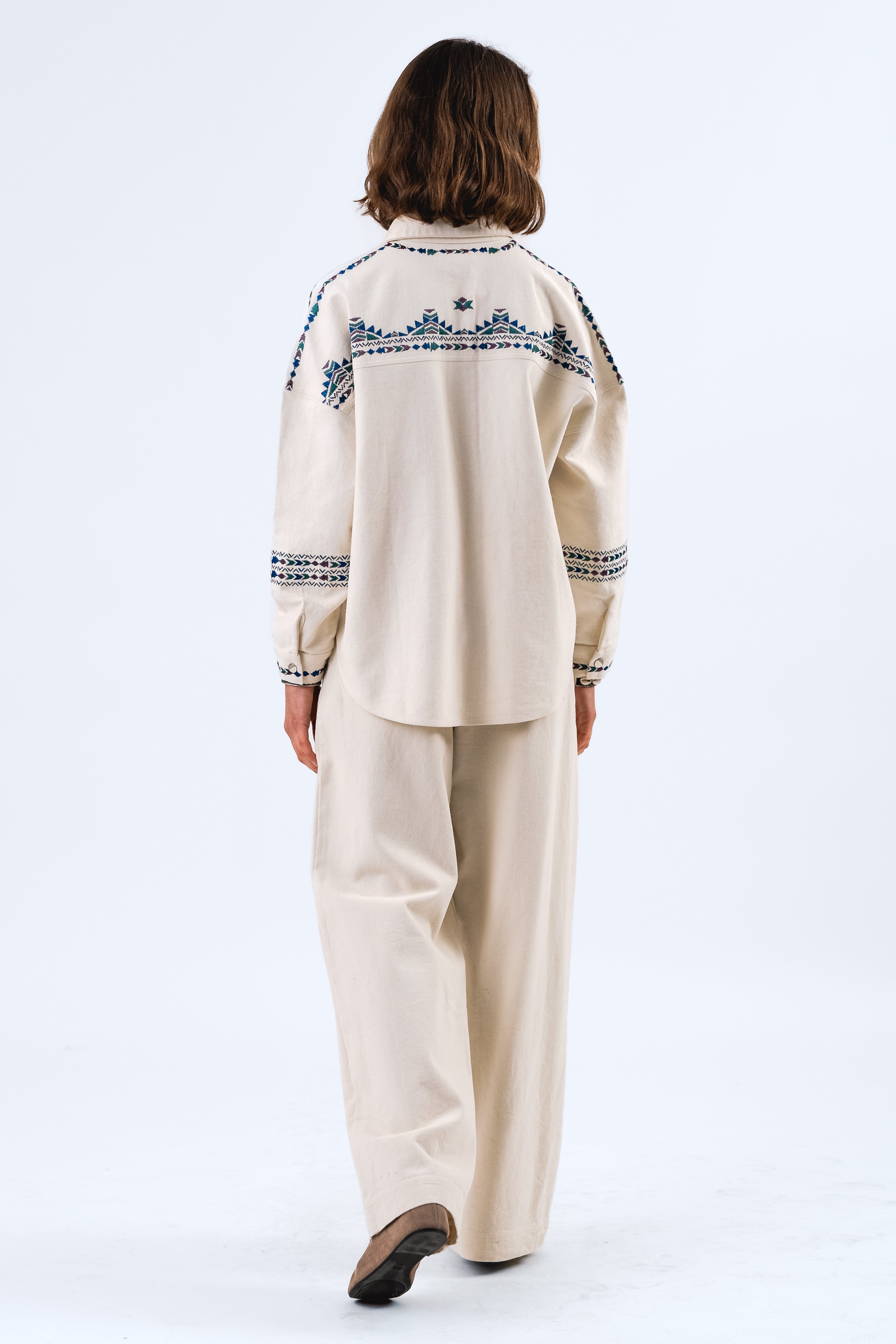 VeidaLL Hemdbluse - Creme