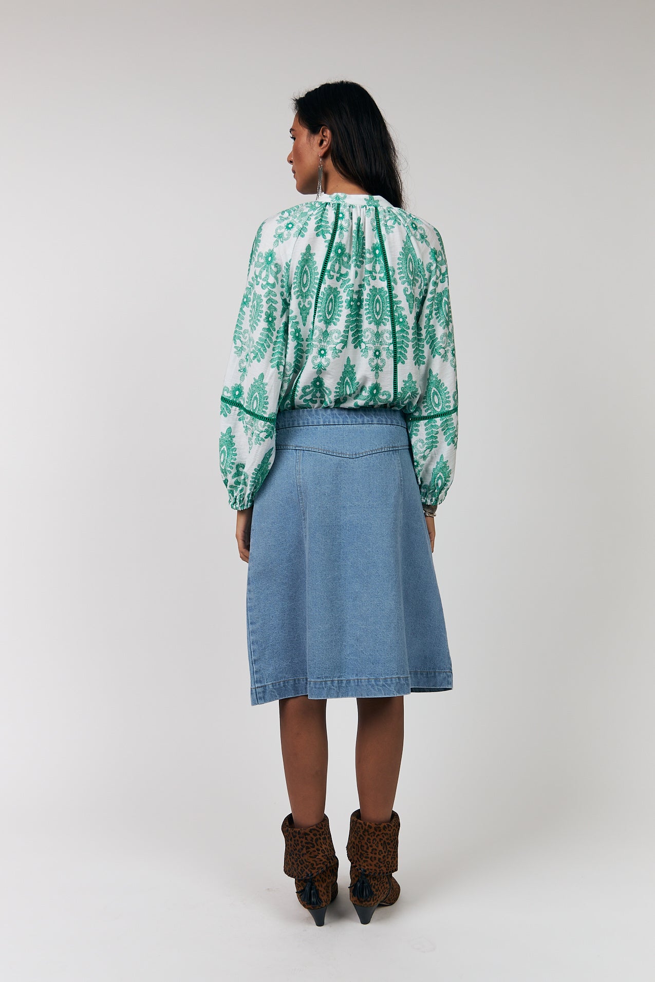 Lollys Laundry VeroLL Hemdbluse Shirt 41 Light Green