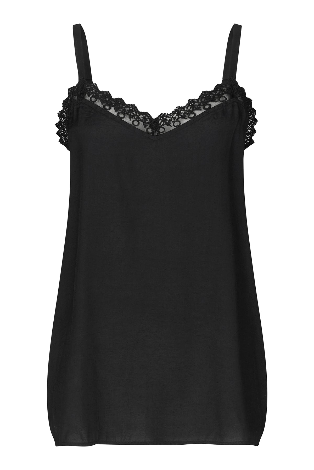 Lollys Laundry VianeLL Top SL Top Schwarz