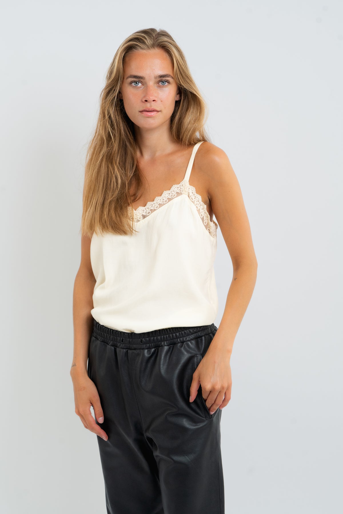 Lollys Laundry VianeLL Top SL Top Weiß