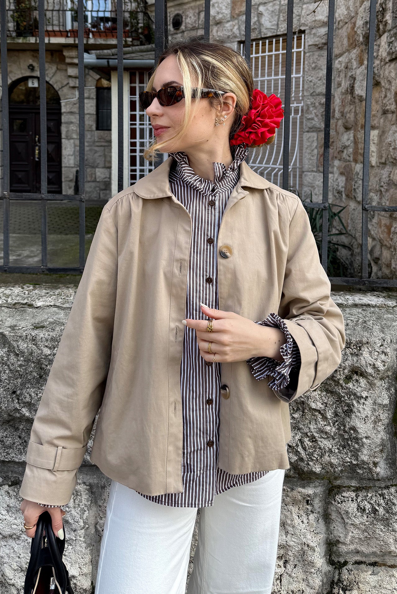 ViolaLL Jacke - Ecru