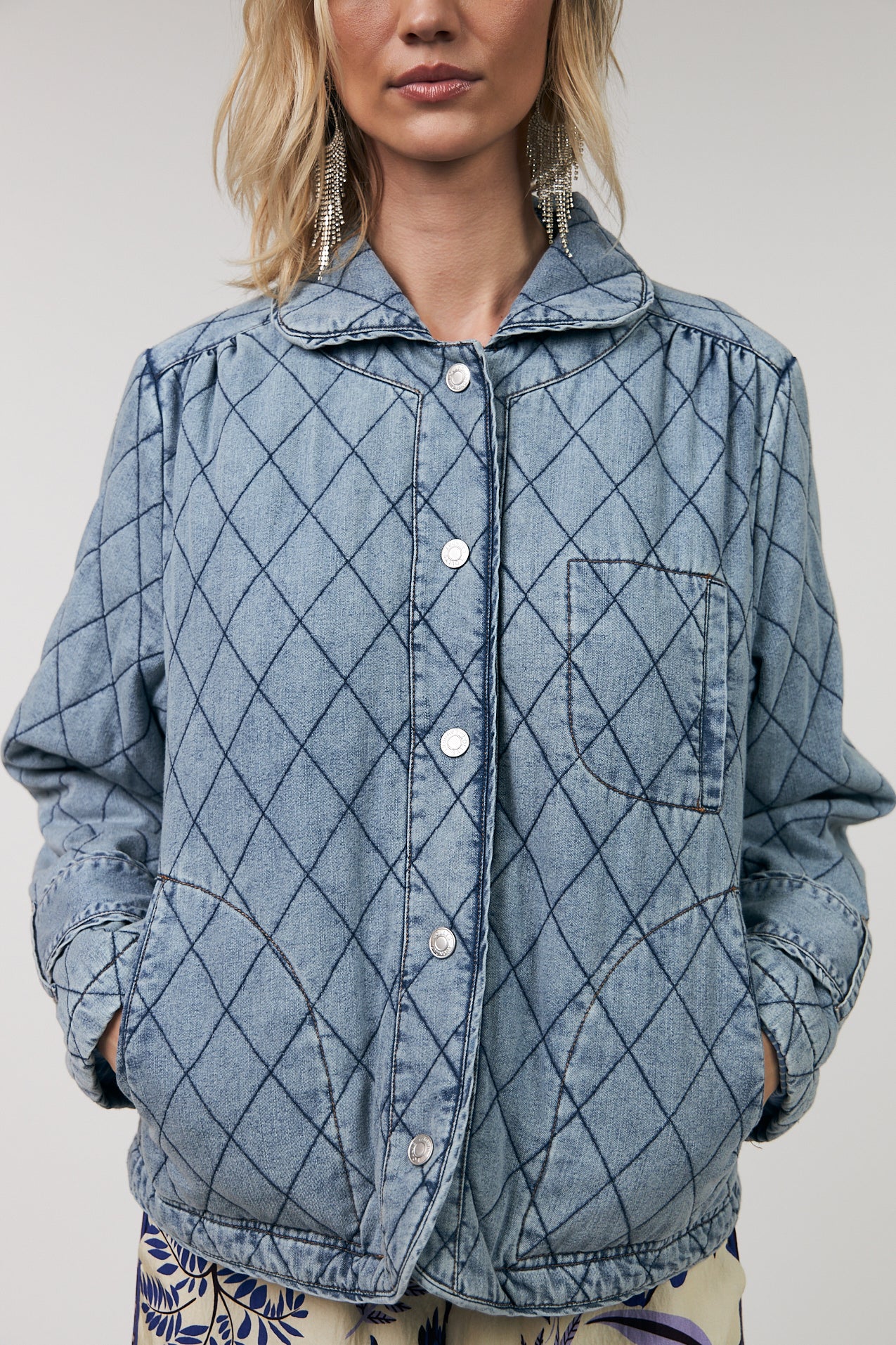 ViolaLL Steppjacke - Blaues Denim