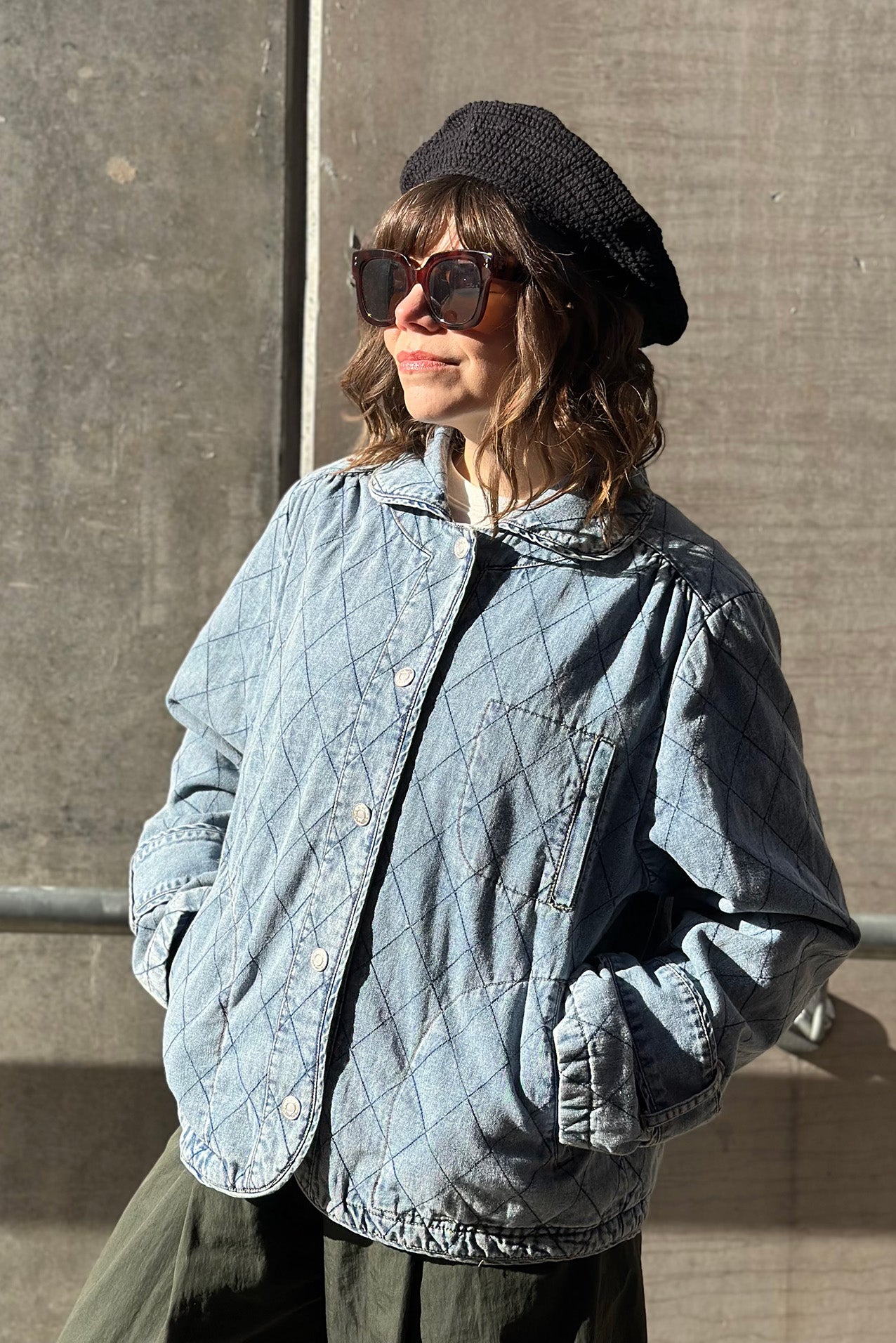 ViolaLL Steppjacke - Blaues Denim