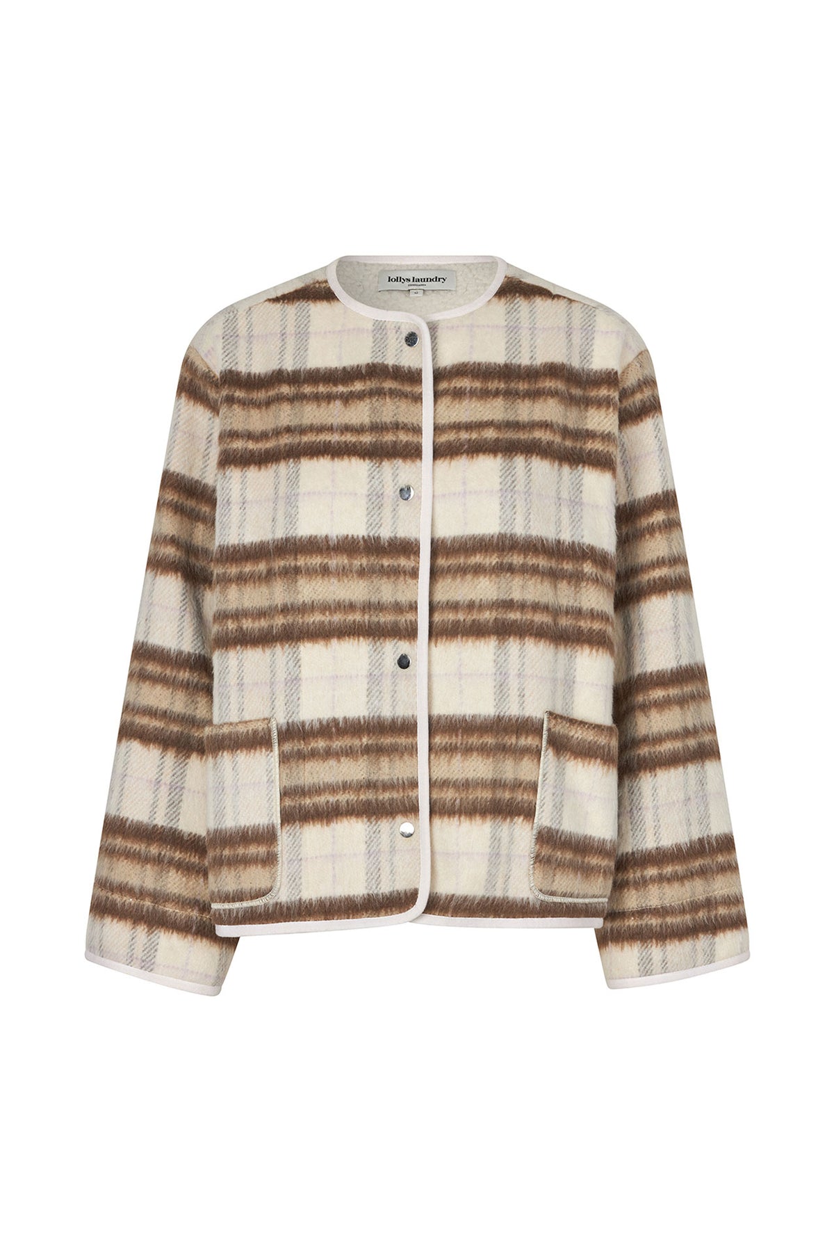 Lollys Laundry YarraLL Coat LS Outerwear Hellgrau