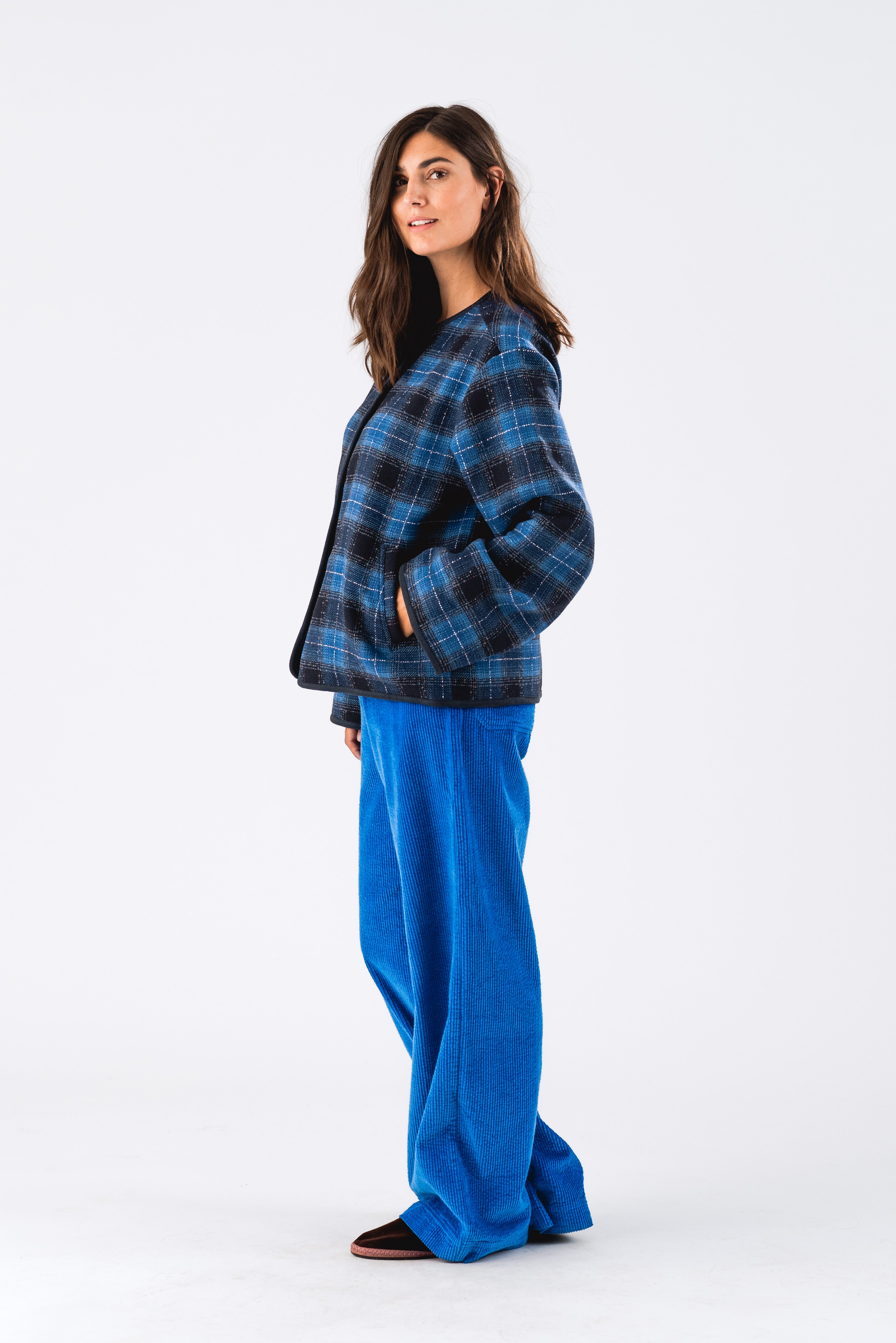 YarraLL Jacket LS - Neon Blue