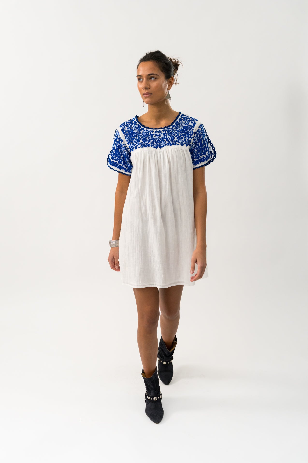 Lollys Laundry YugidaLL kurzes Kleid Dress 02 Creme